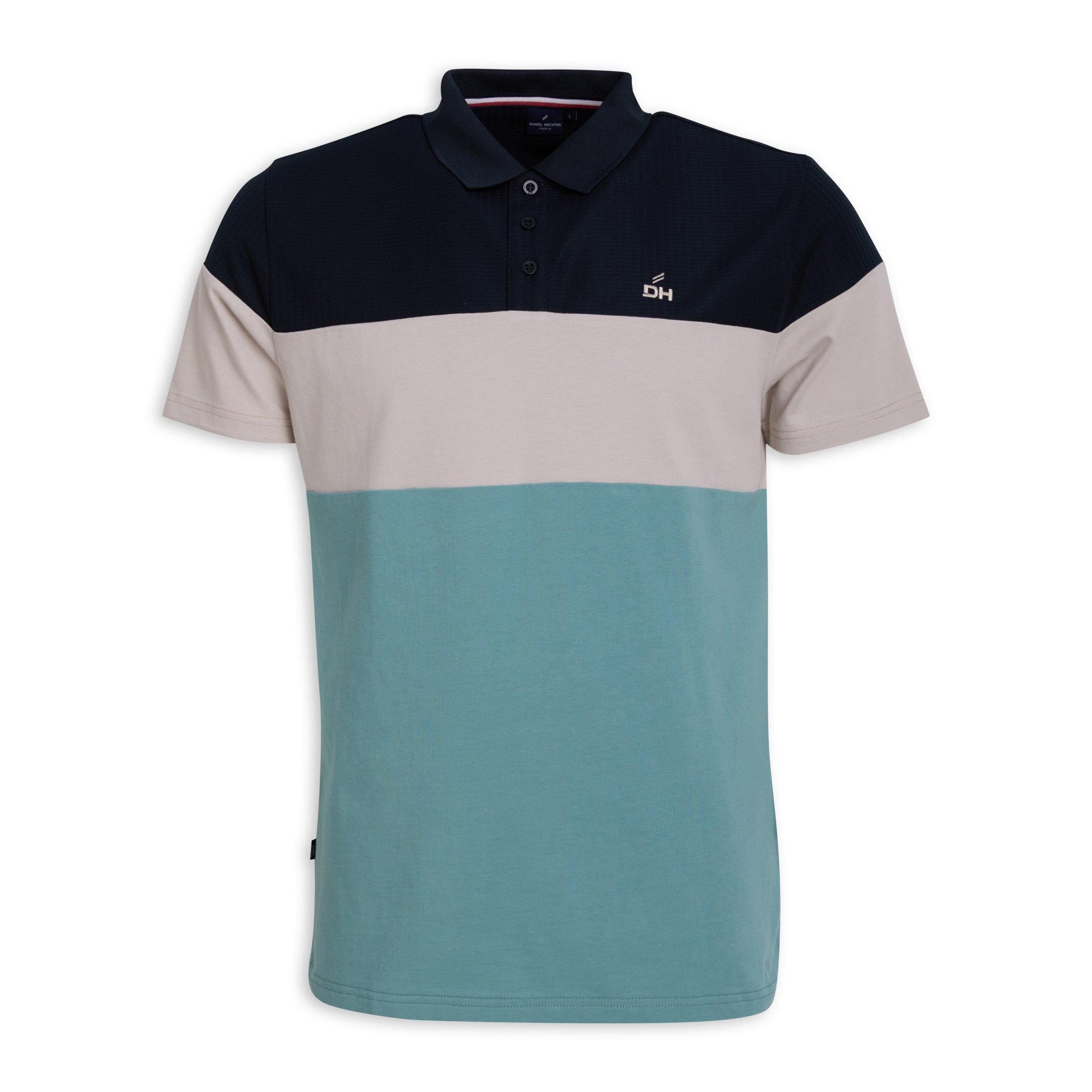 Navy and Blue Golfer Shirt (3192941) | Daniel Hechter