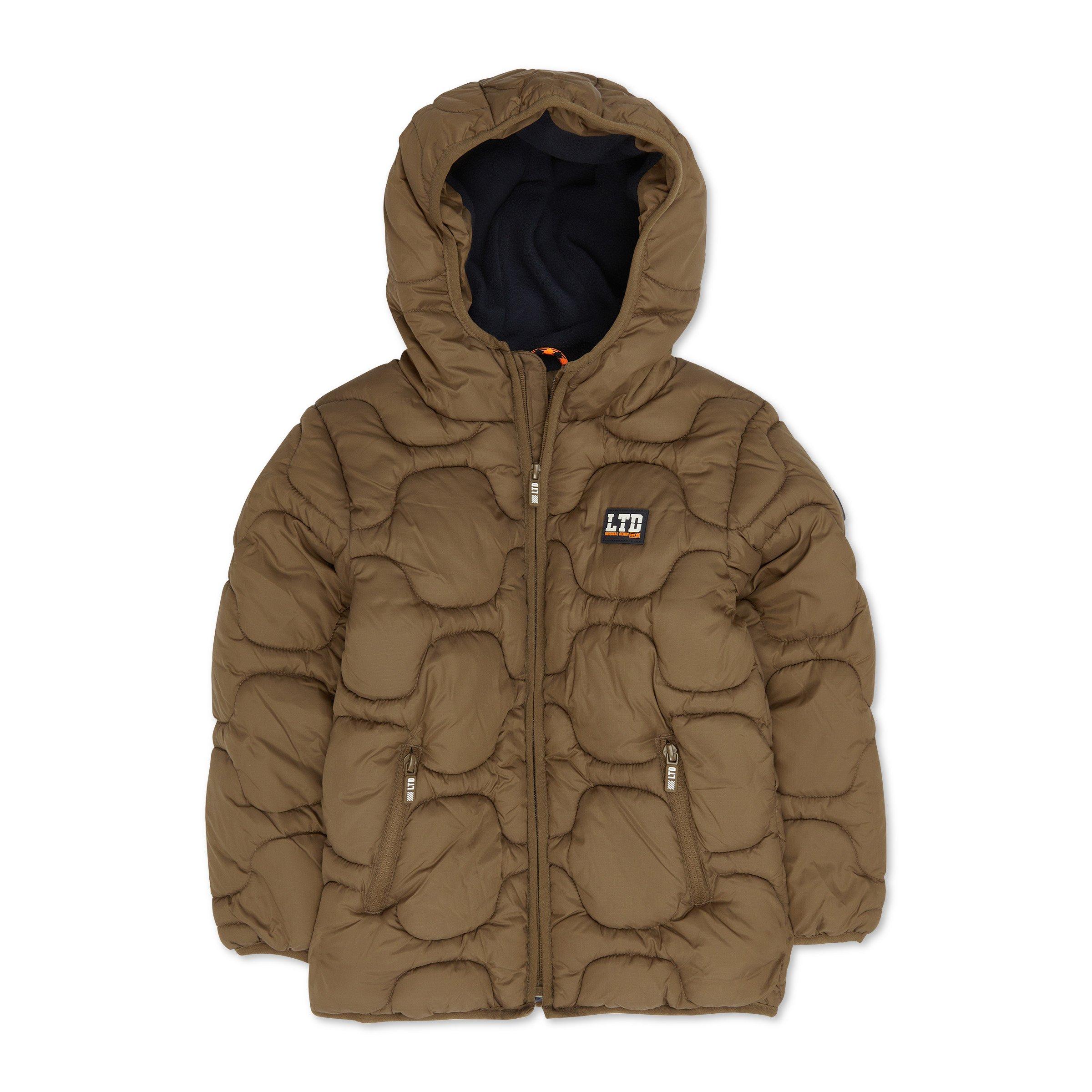 Boys Puffer Tundra Jacket Dark Gray main image 0