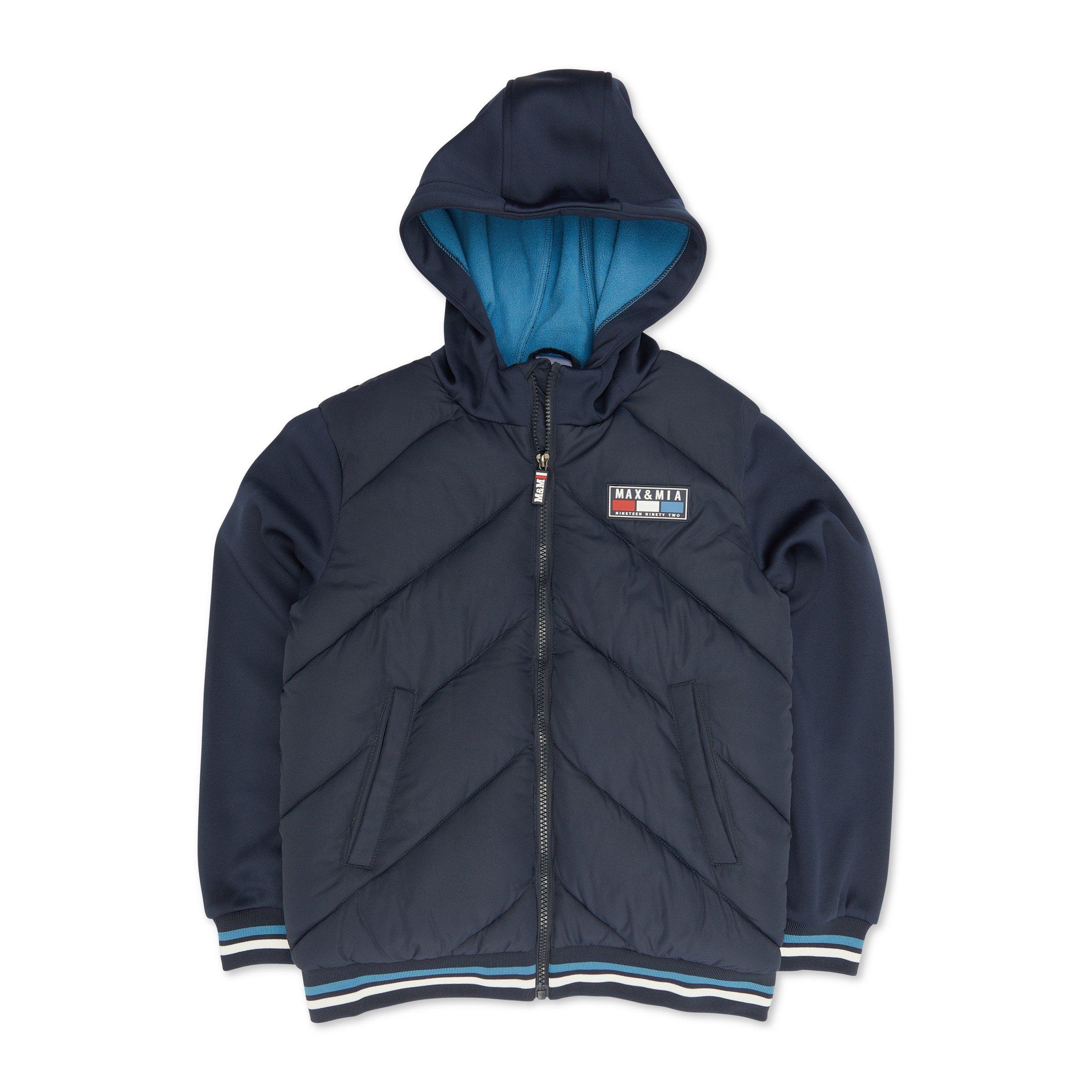 MAGNUS CHILDREN'S LYOCEL LINEN BOMBER JACKET - NAVY