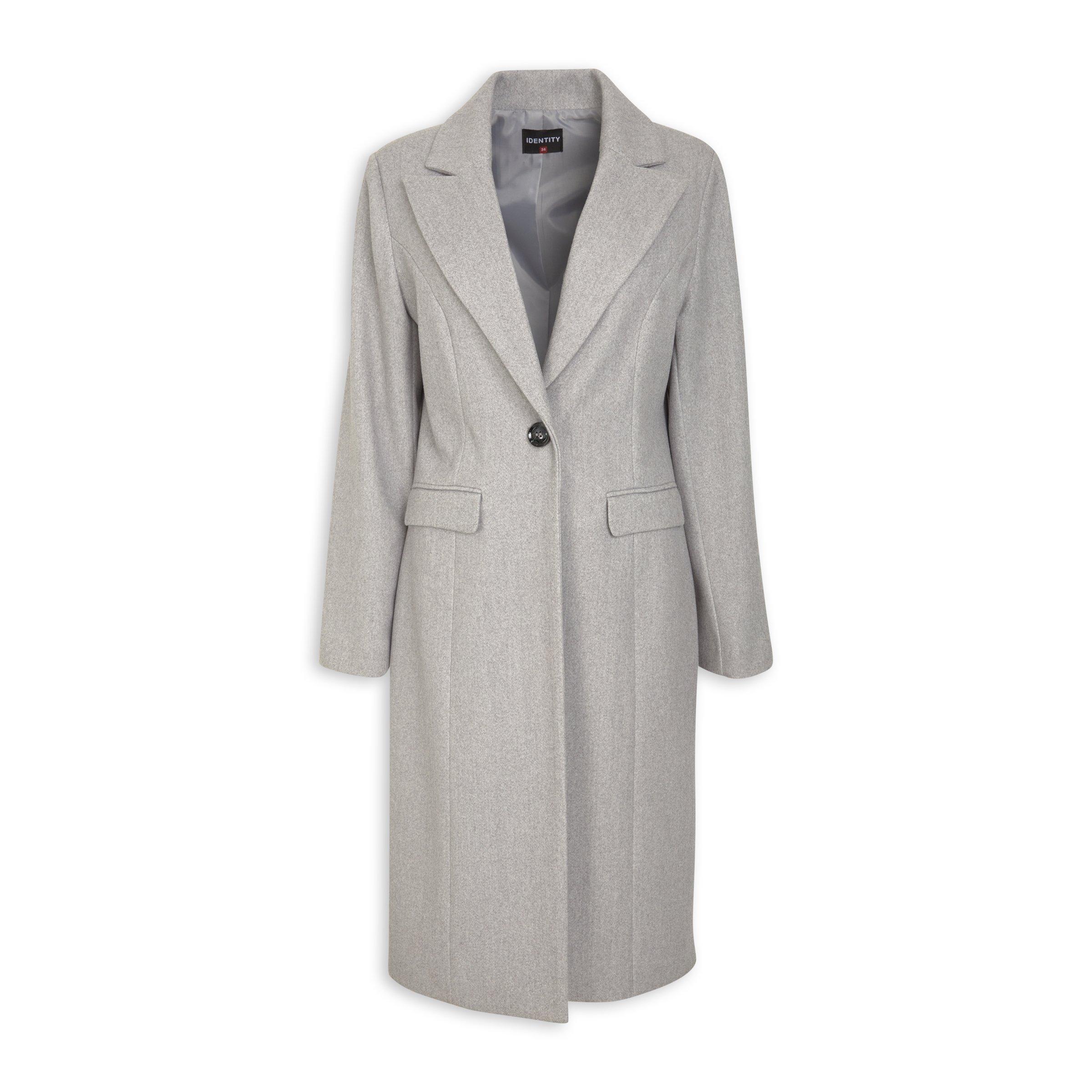 3960 Grey Jacket Collar Coat
