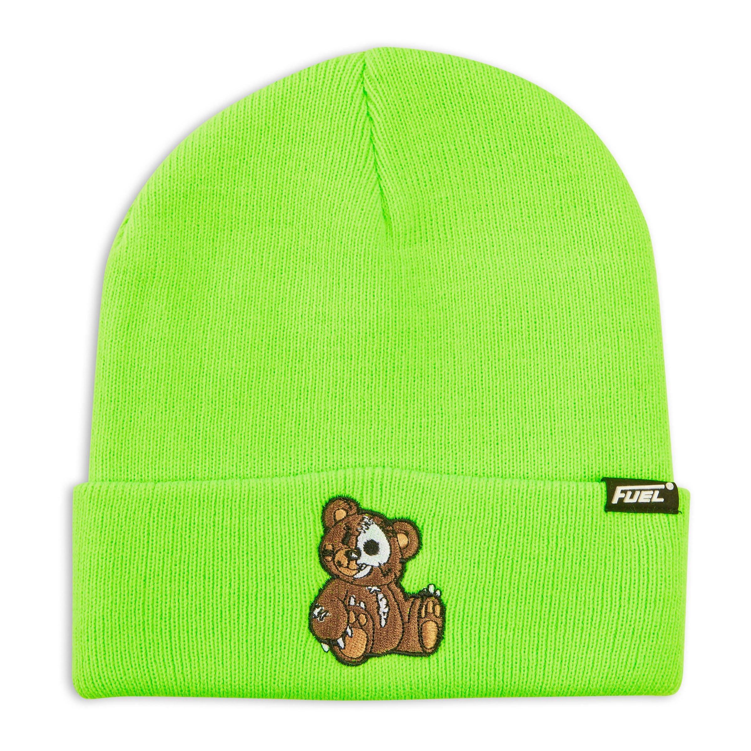 Lime Green Beanie (3194209) | Fuel