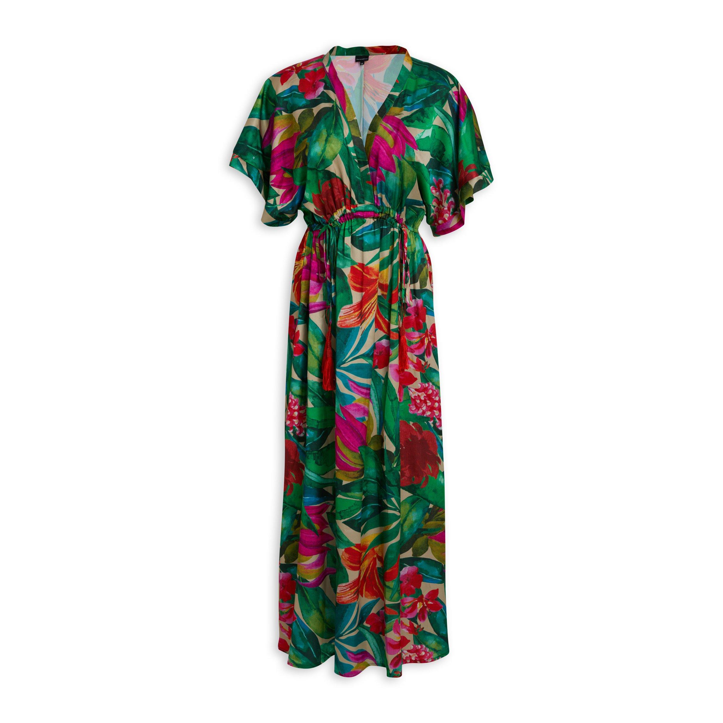 Floral Print Kaftan Dress (3195200) Truworths