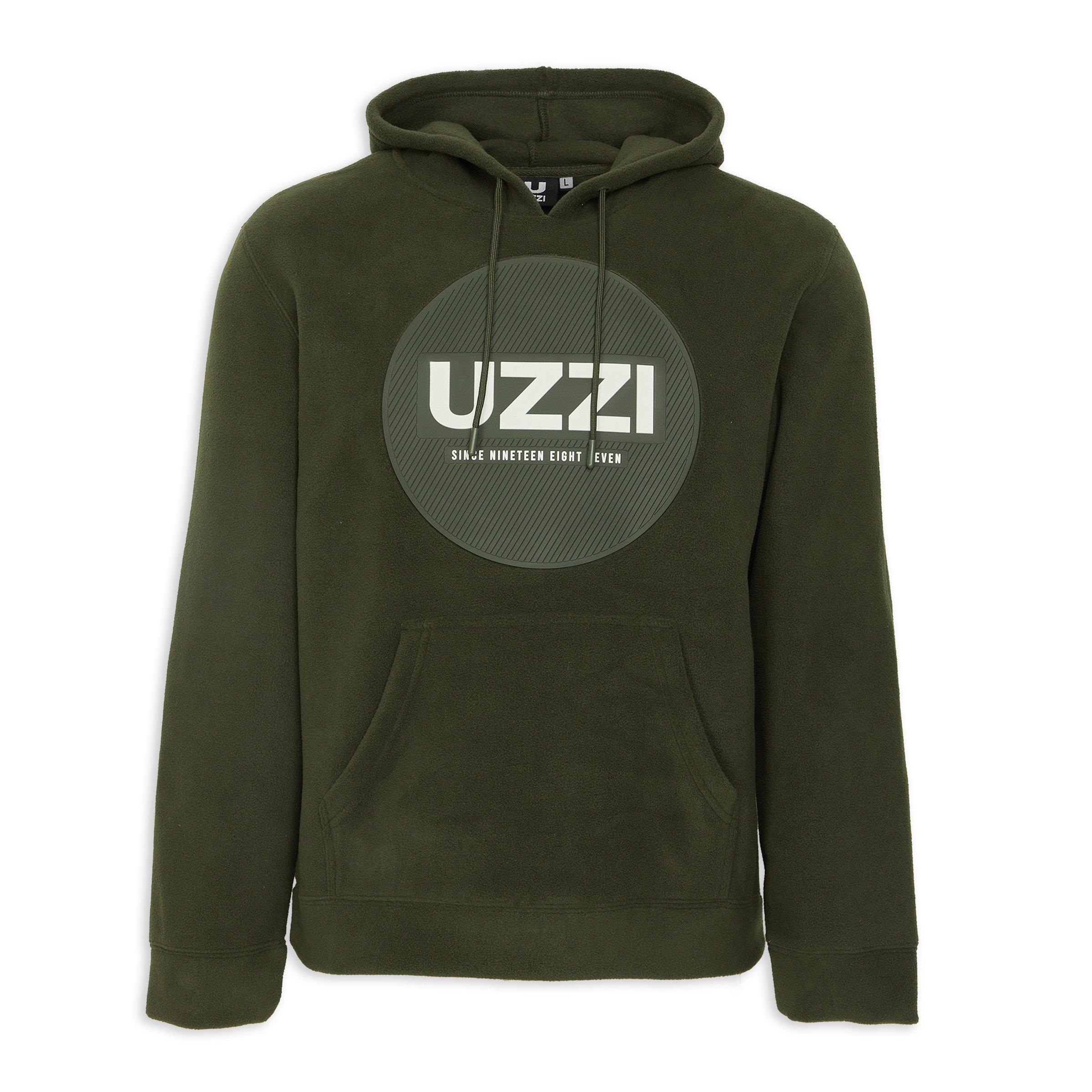 Green Branded Hoodie (3195304) | UZZI