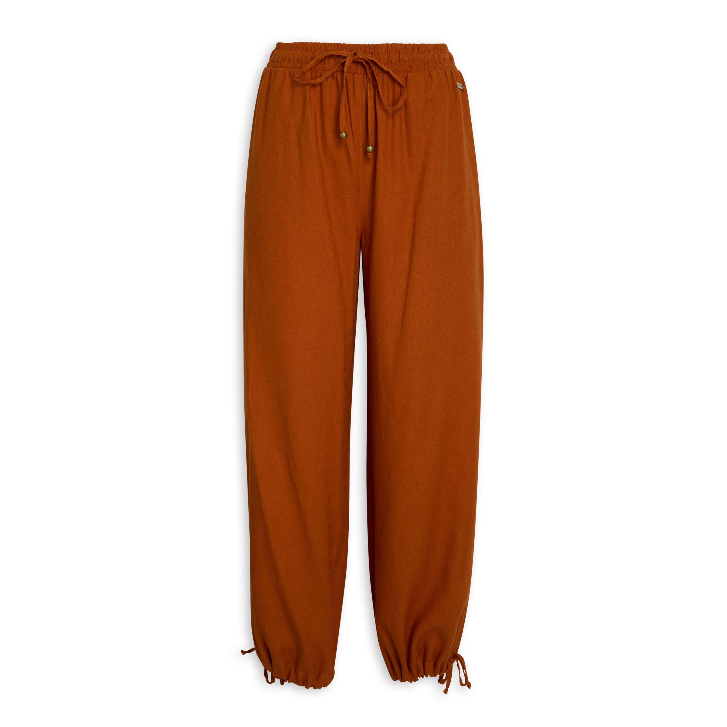 Et Vous Orange Capri Trousers - Size 8