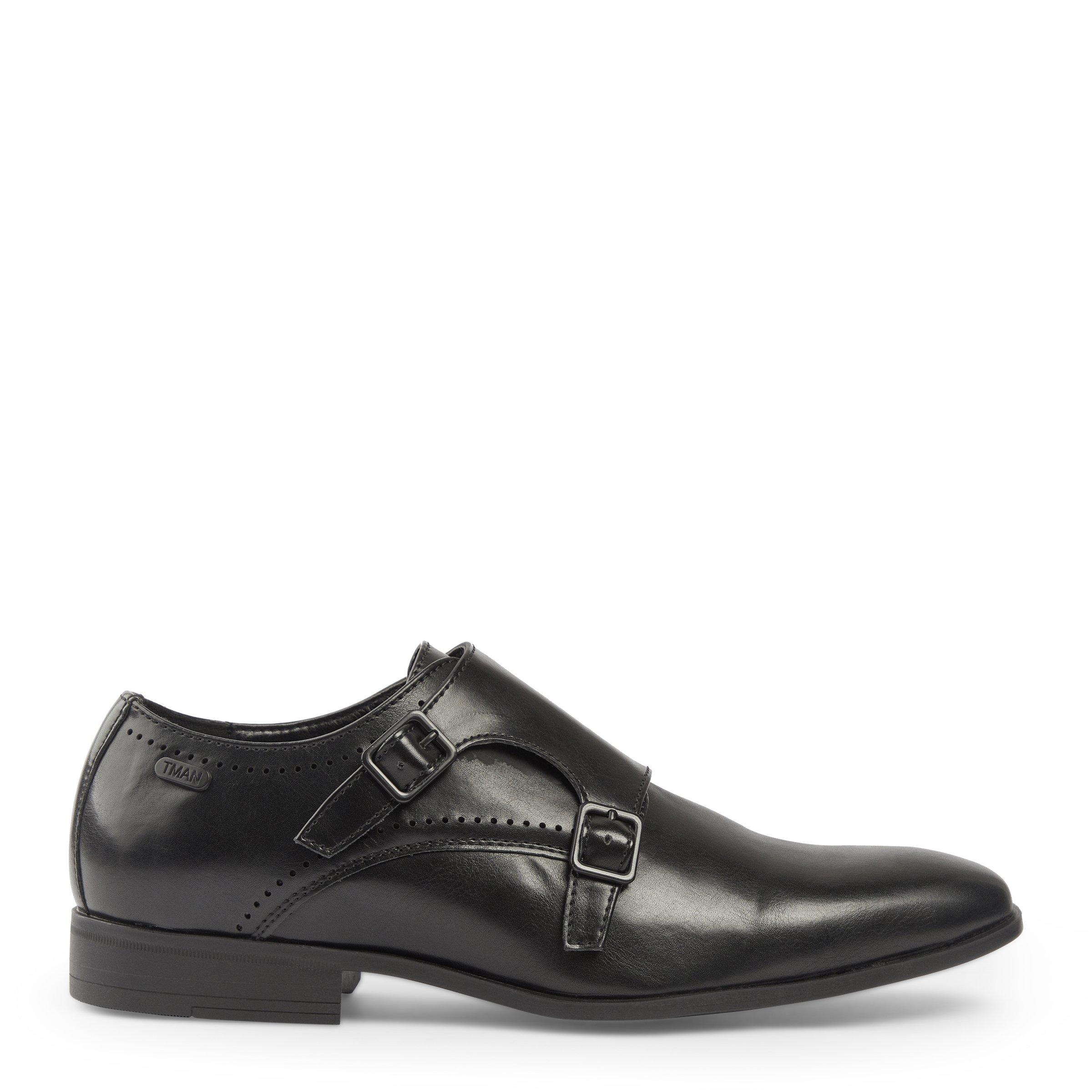 Black Double Buckle Monk Formal Shoes (3195586) | Truworths Man