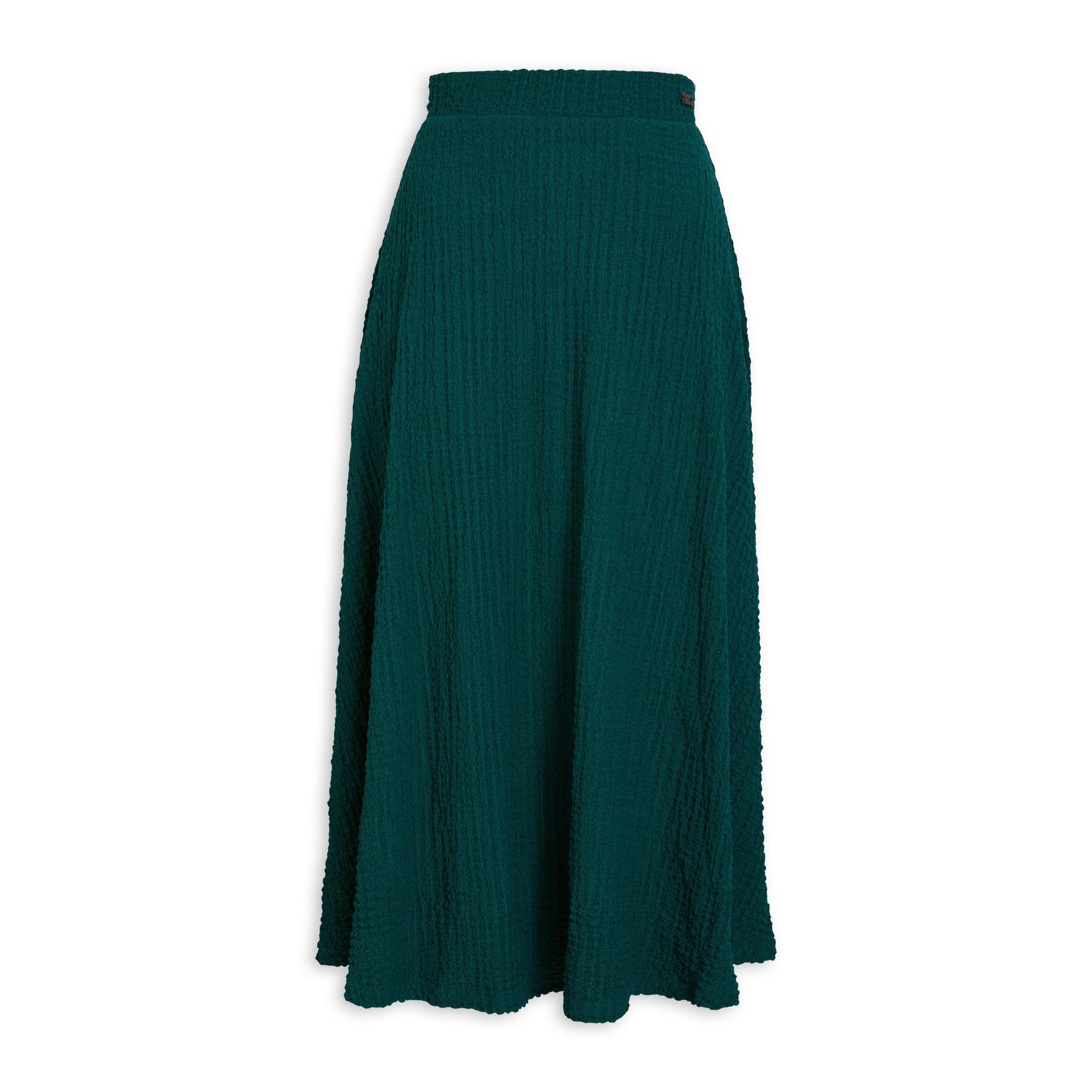 Green Textured Skirt (3196230) | Ginger Mary