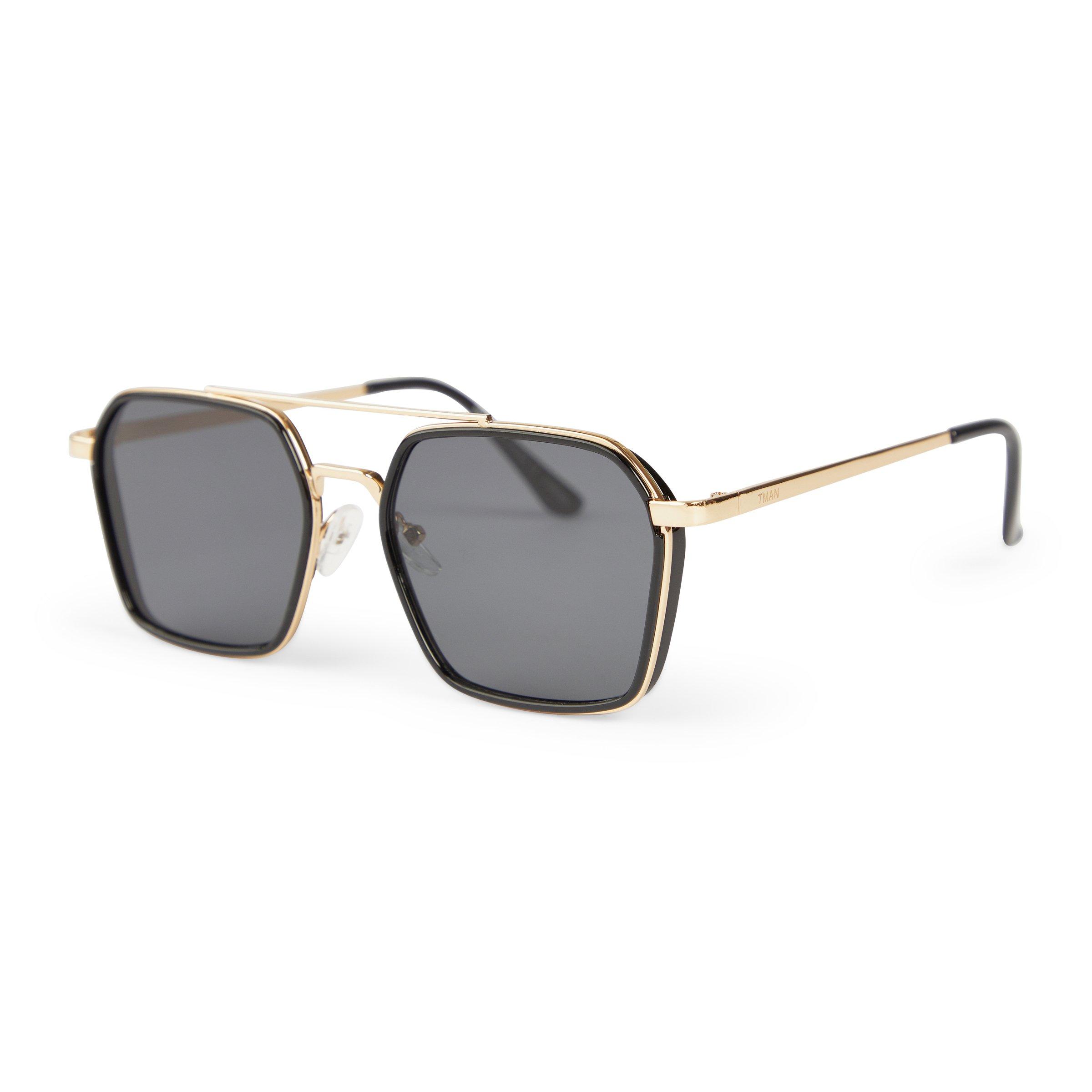Gold Studded Square Botton Aviator Glasses main image 1