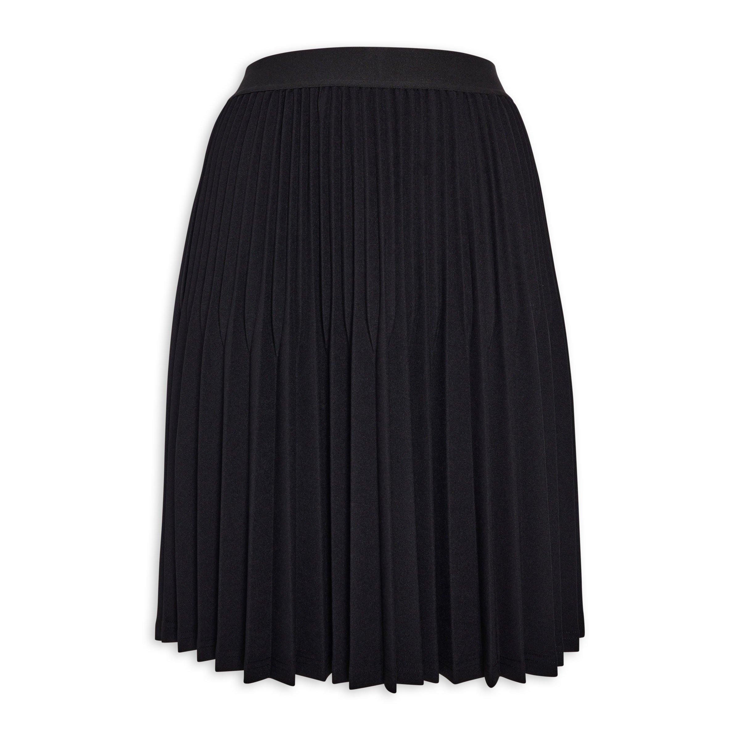 essential black pleat skirt main image 1