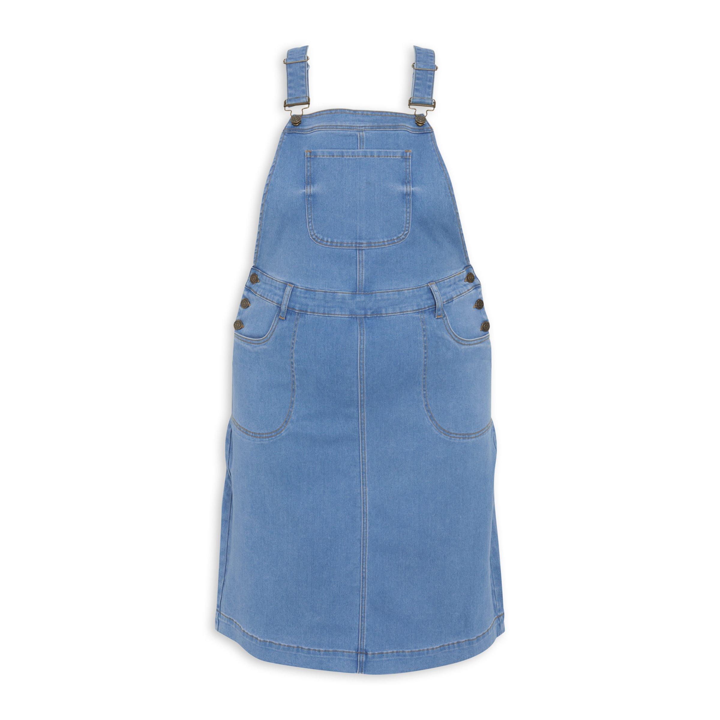 strapless open back dress Classic Denim Pinafore Dress For Kids Girls – Shop Tweeny Mini