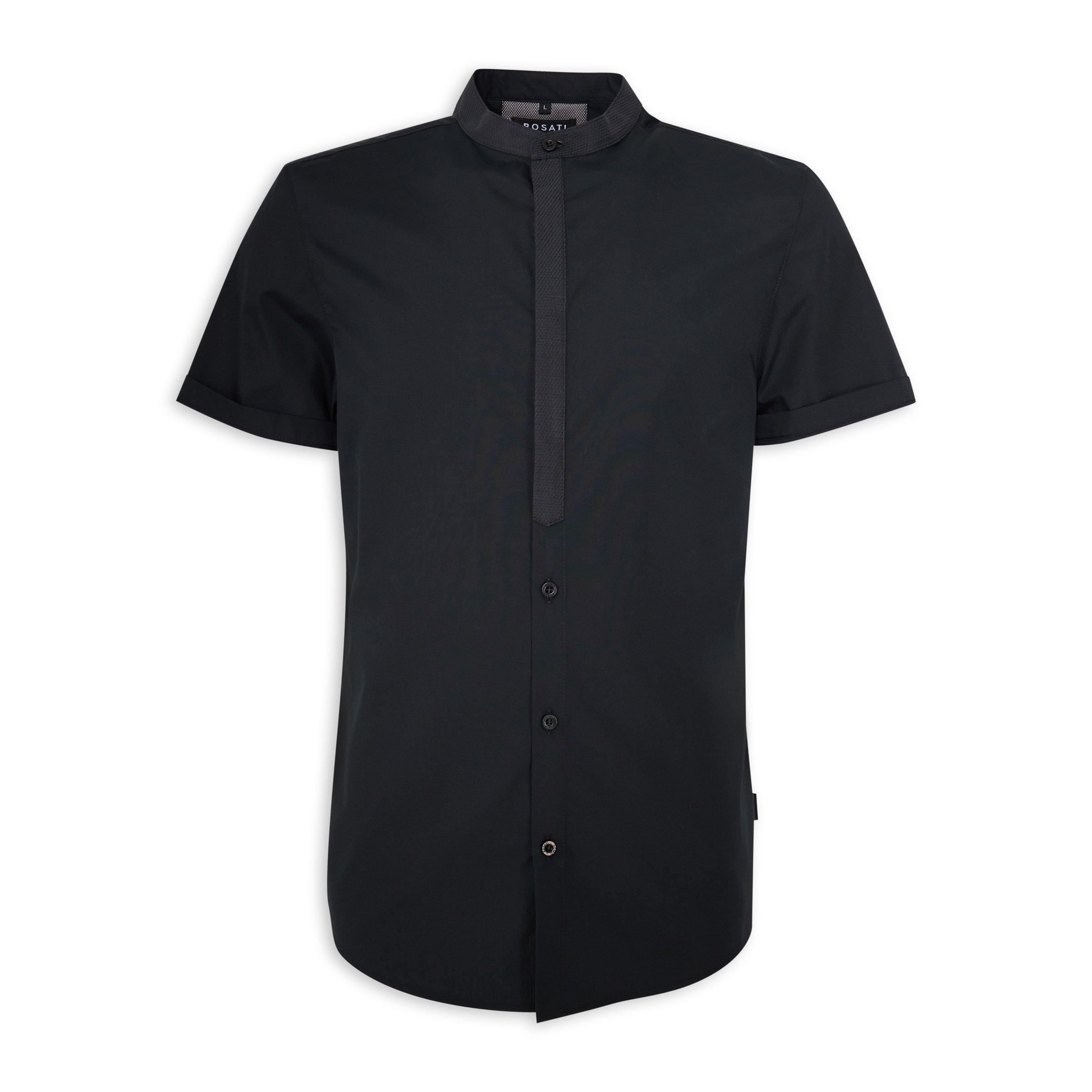 Black Mandarin Shirt (3196548) | Rosati Uomo