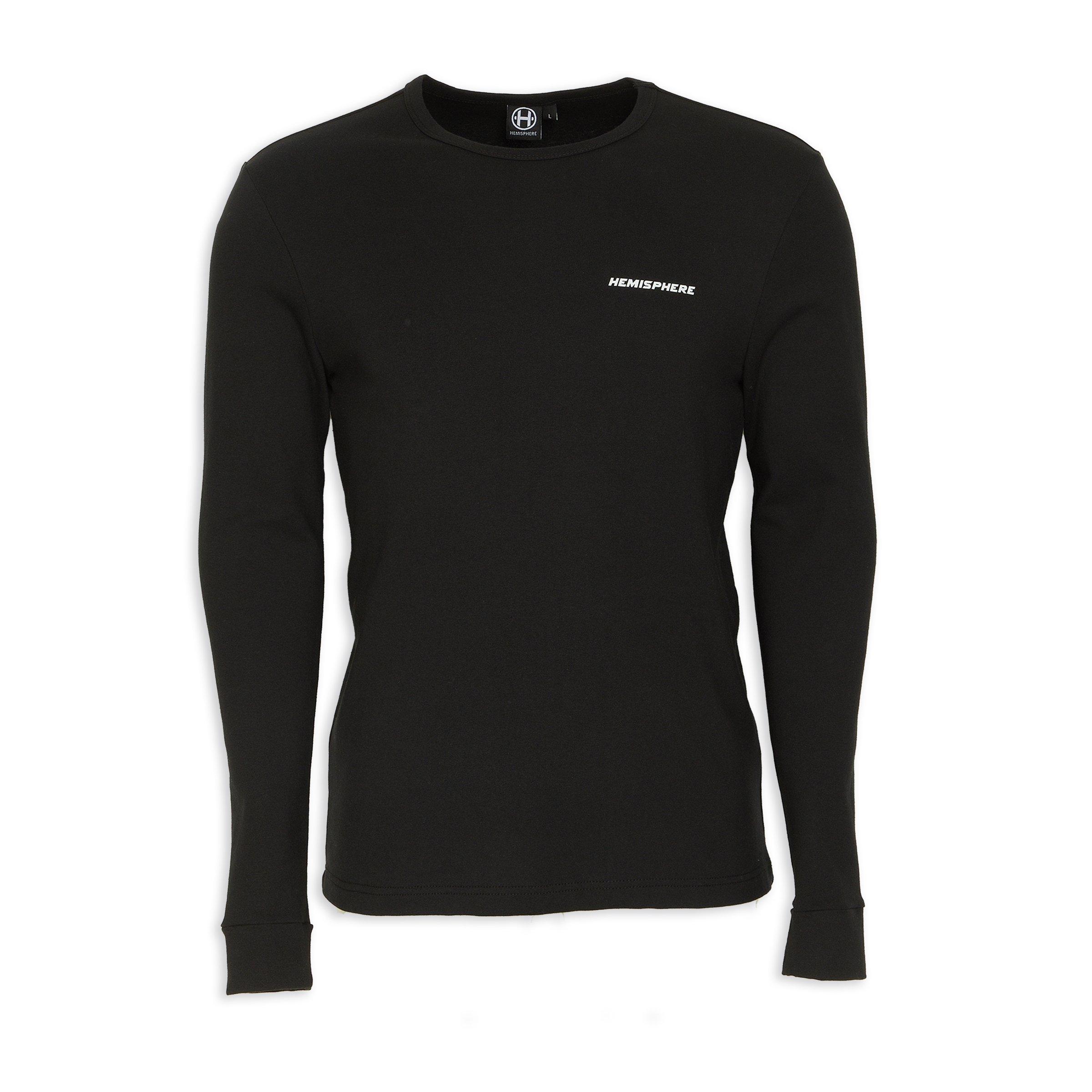 Black Long Sleeve T-shirt (3196565) | Hemisphere