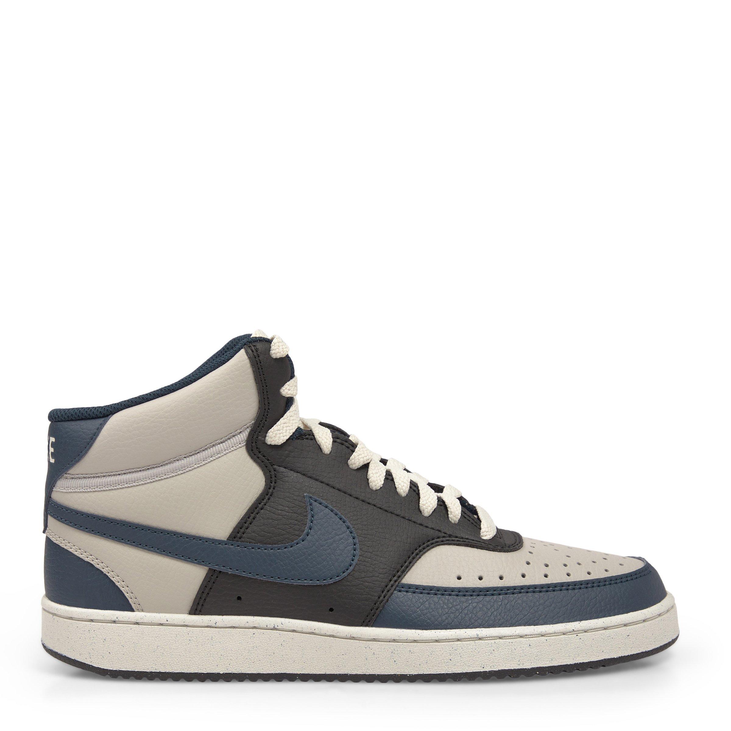 nike court vision mid basketball trainers in smoke grey