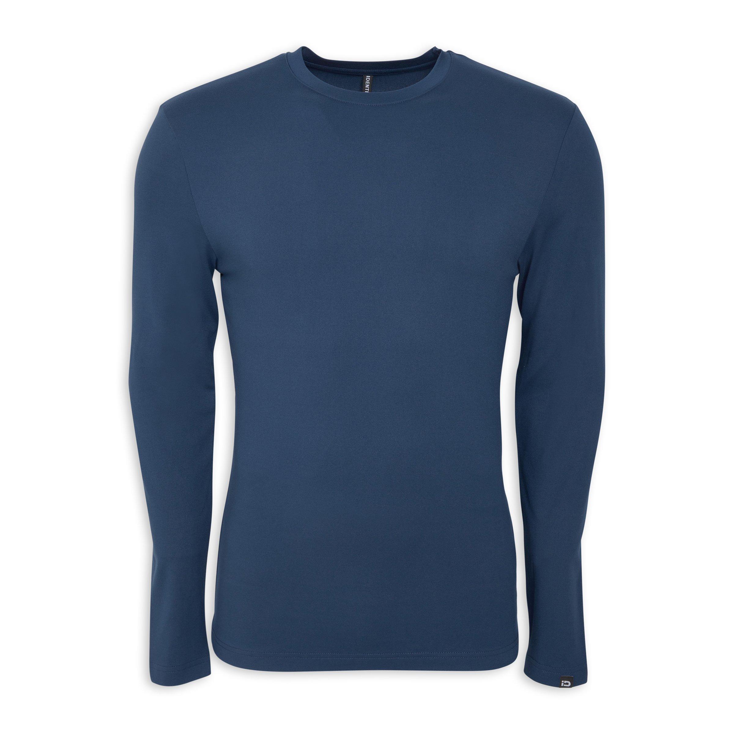 ANDREA LONGSLEEVE T-SHIRT - Dusty Blue main image 1