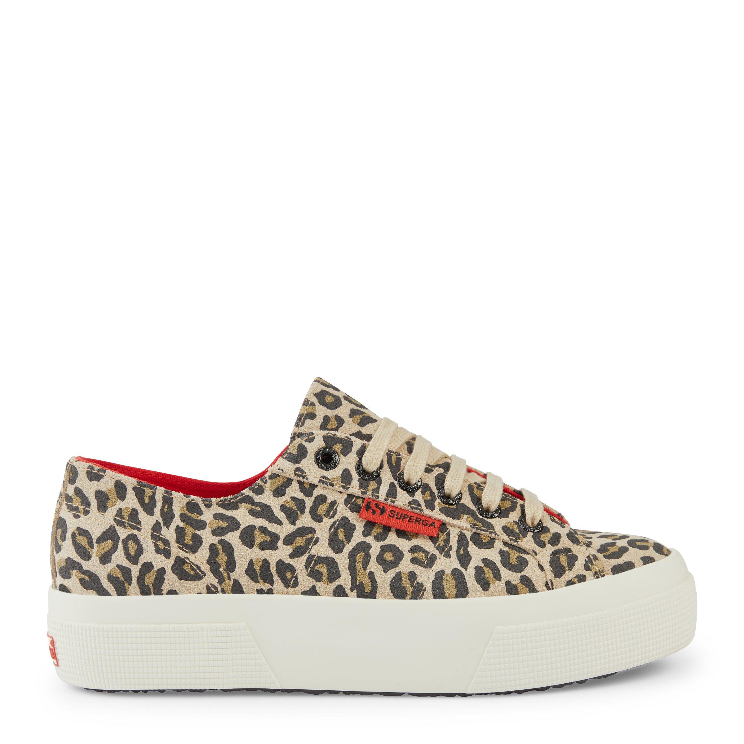SUPERGA★2402 LIGHT LEOPARD PRINT★ミュール★レオパード柄 Sneakers Woman 2941 REVOLLEY MICROLEOPARD Low Cut BLACK