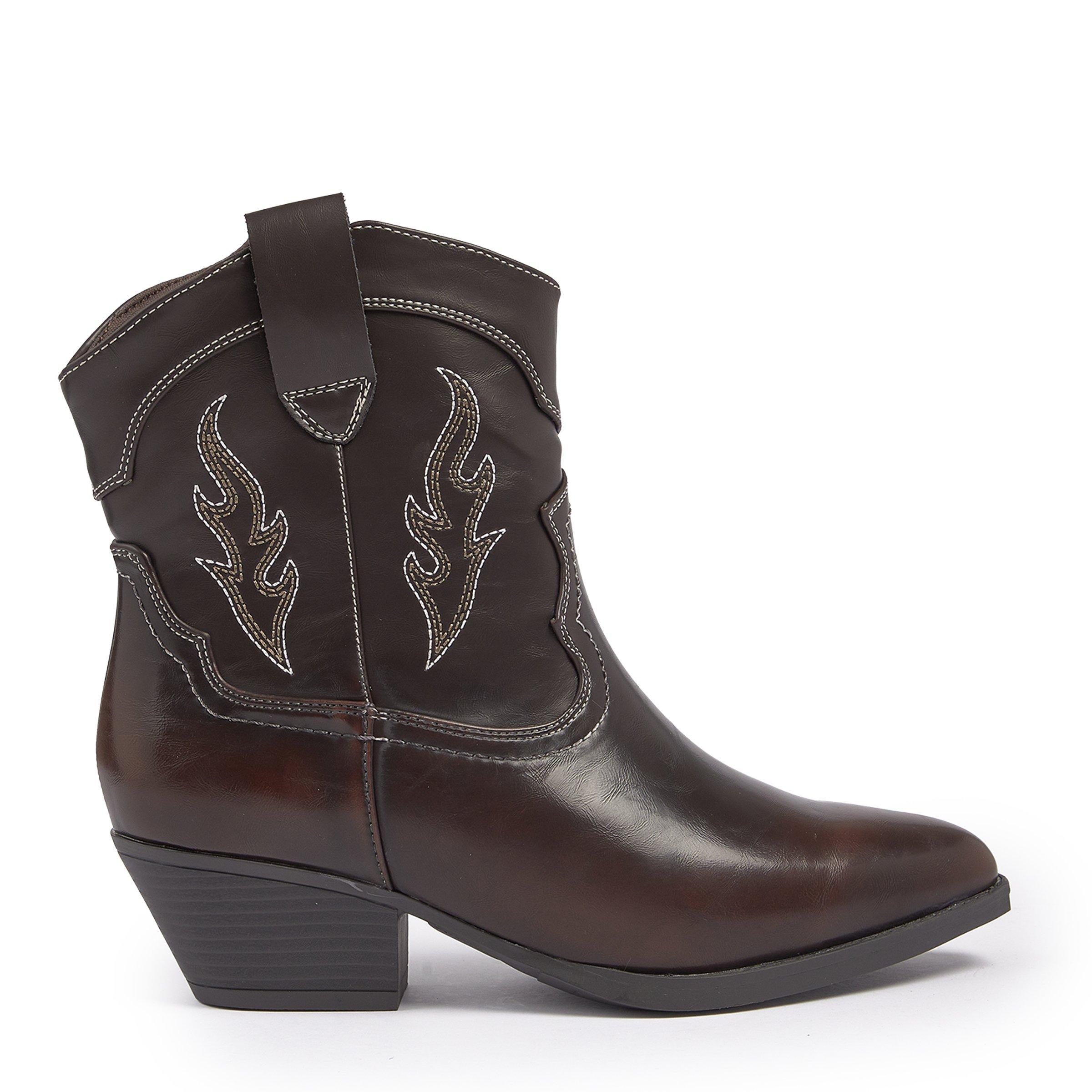 Brown Cowboy Boots (3198383) Inwear