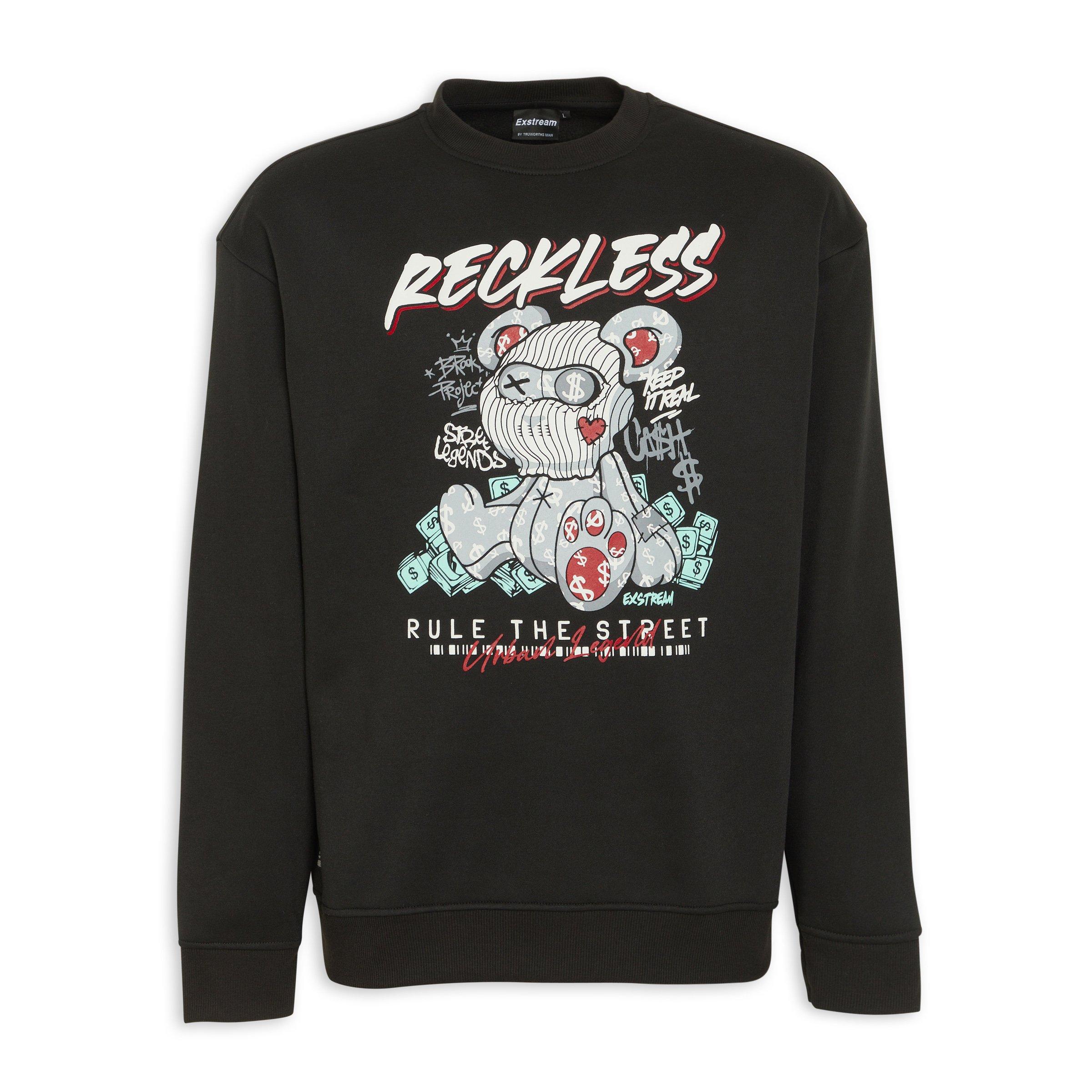 Oversized Raw Sweat Top