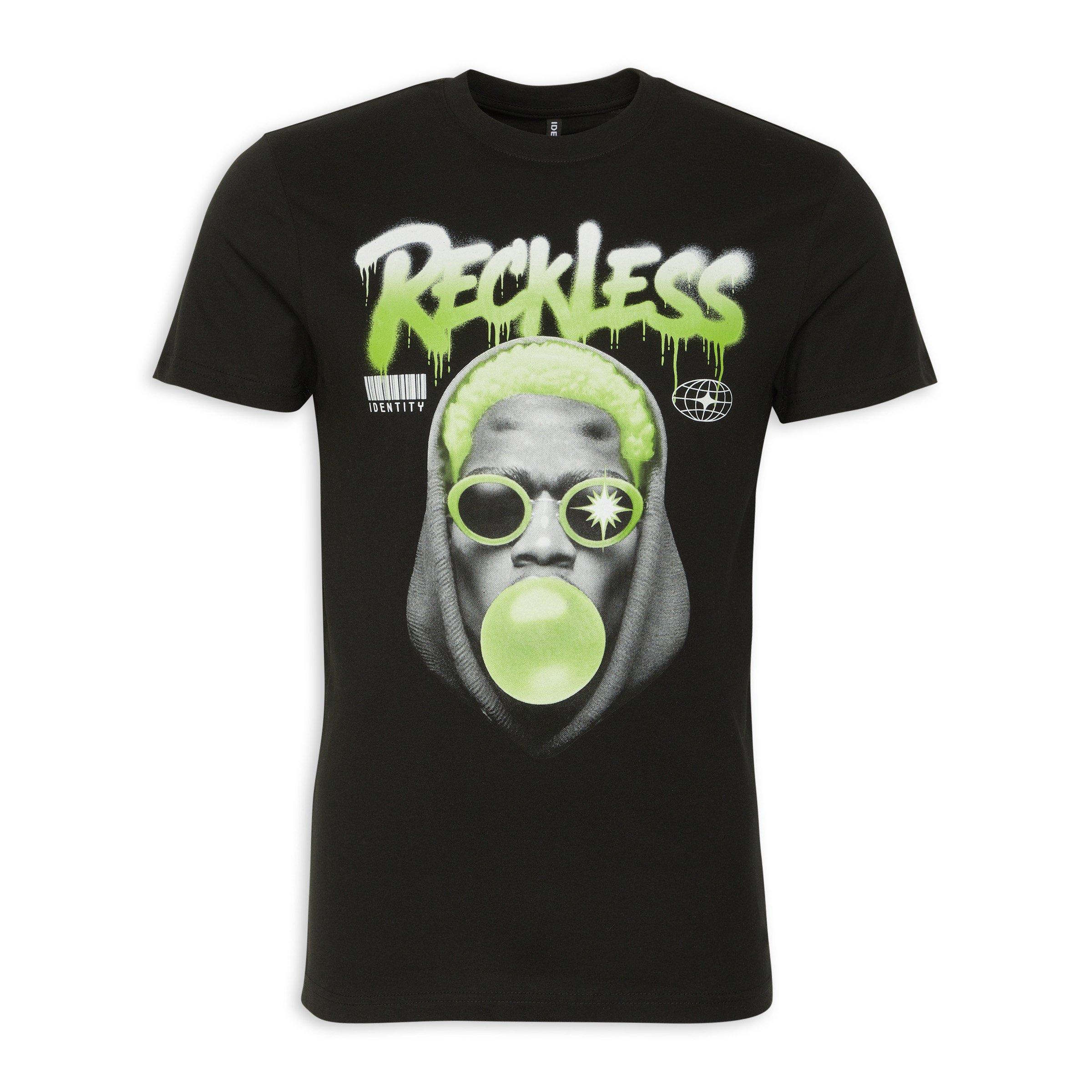 Black Graphic Print T-Shirt