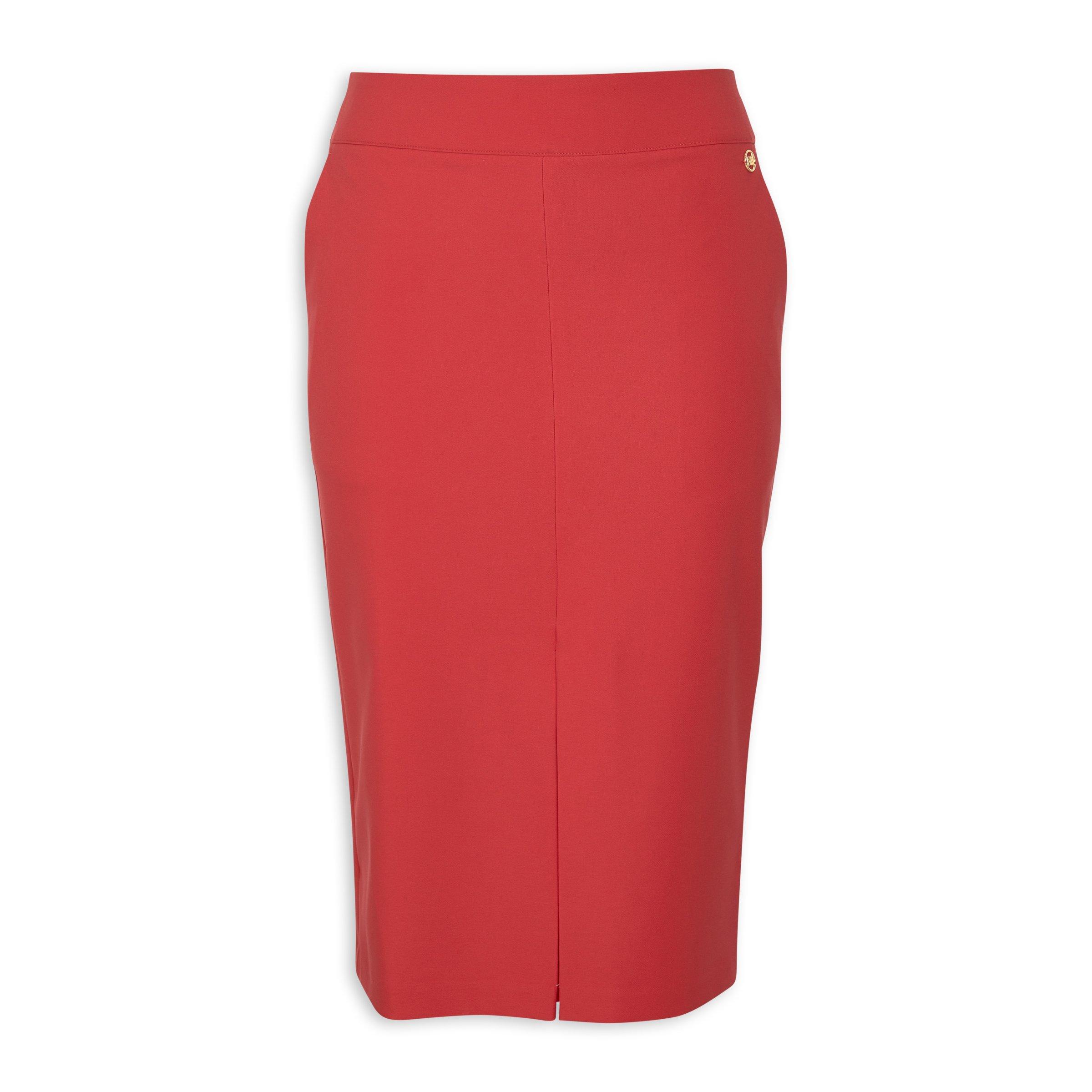 Red Pencil Skirt
