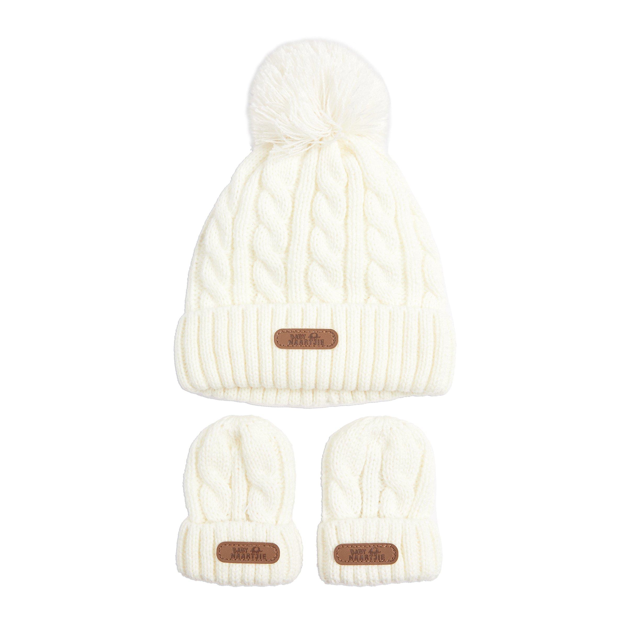 Newborn Unisex Beanie and Mitten Set (3199787) | Naartjie