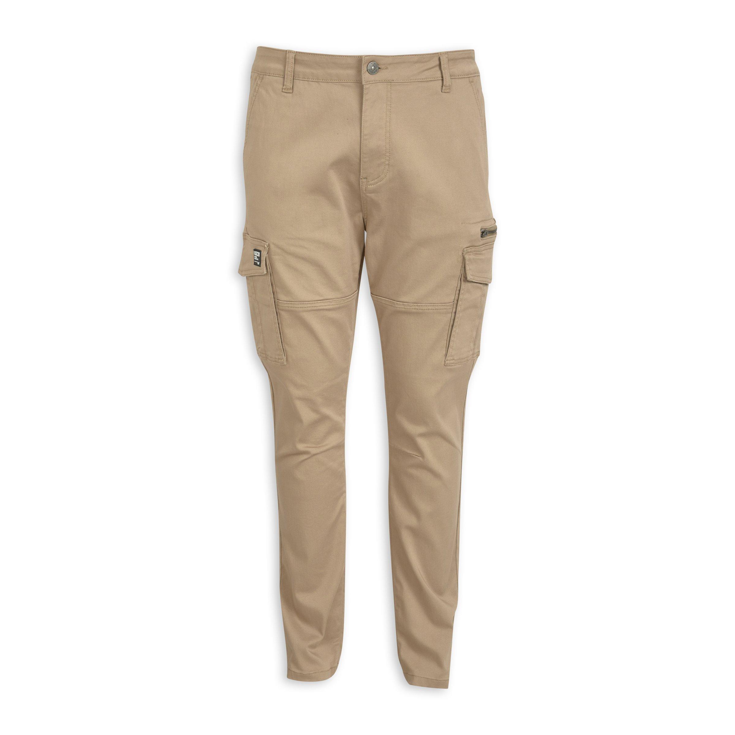 Camel Utility Pants (3199975) | UZZI