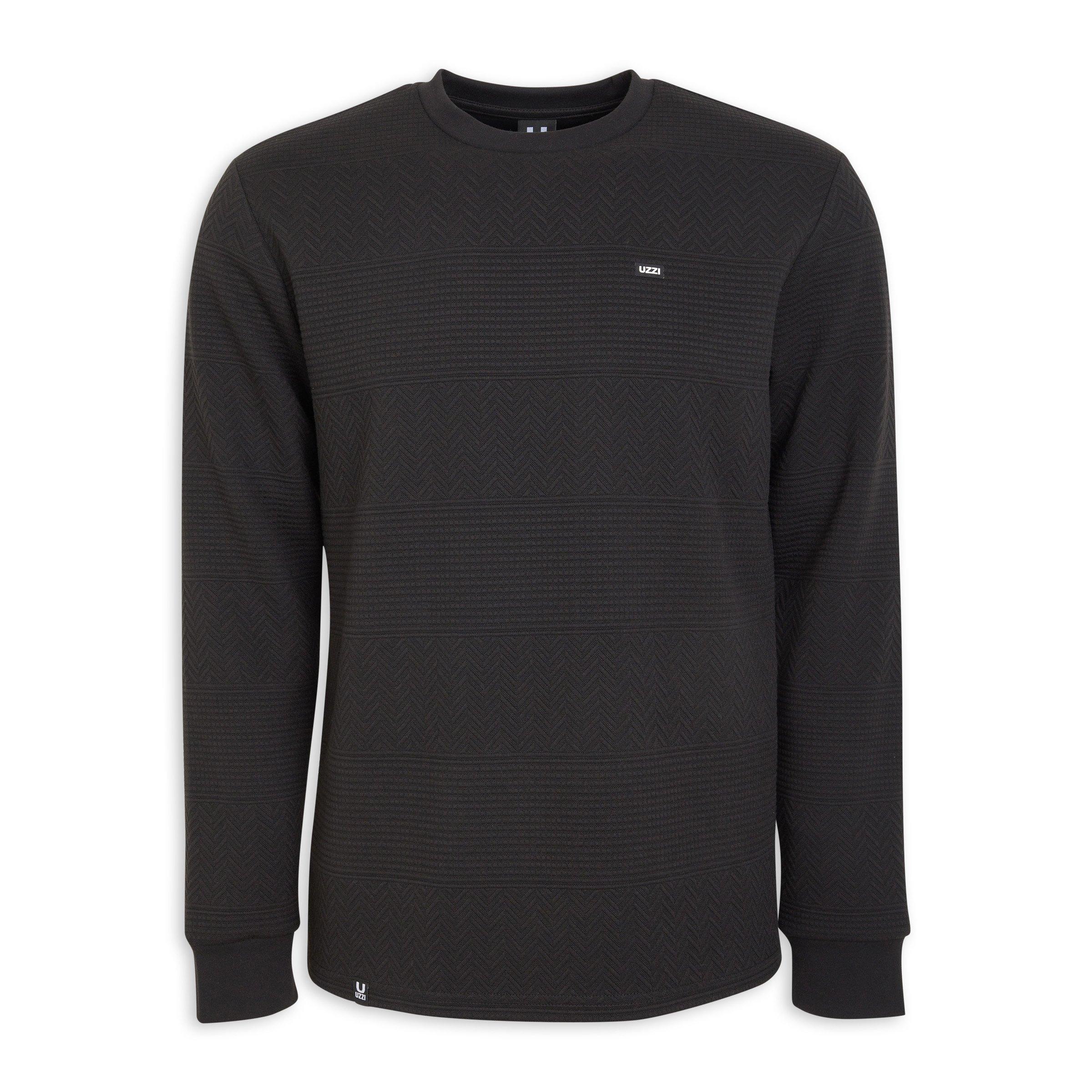 Black Long Sleeve T-shirt (3200627) | UZZI
