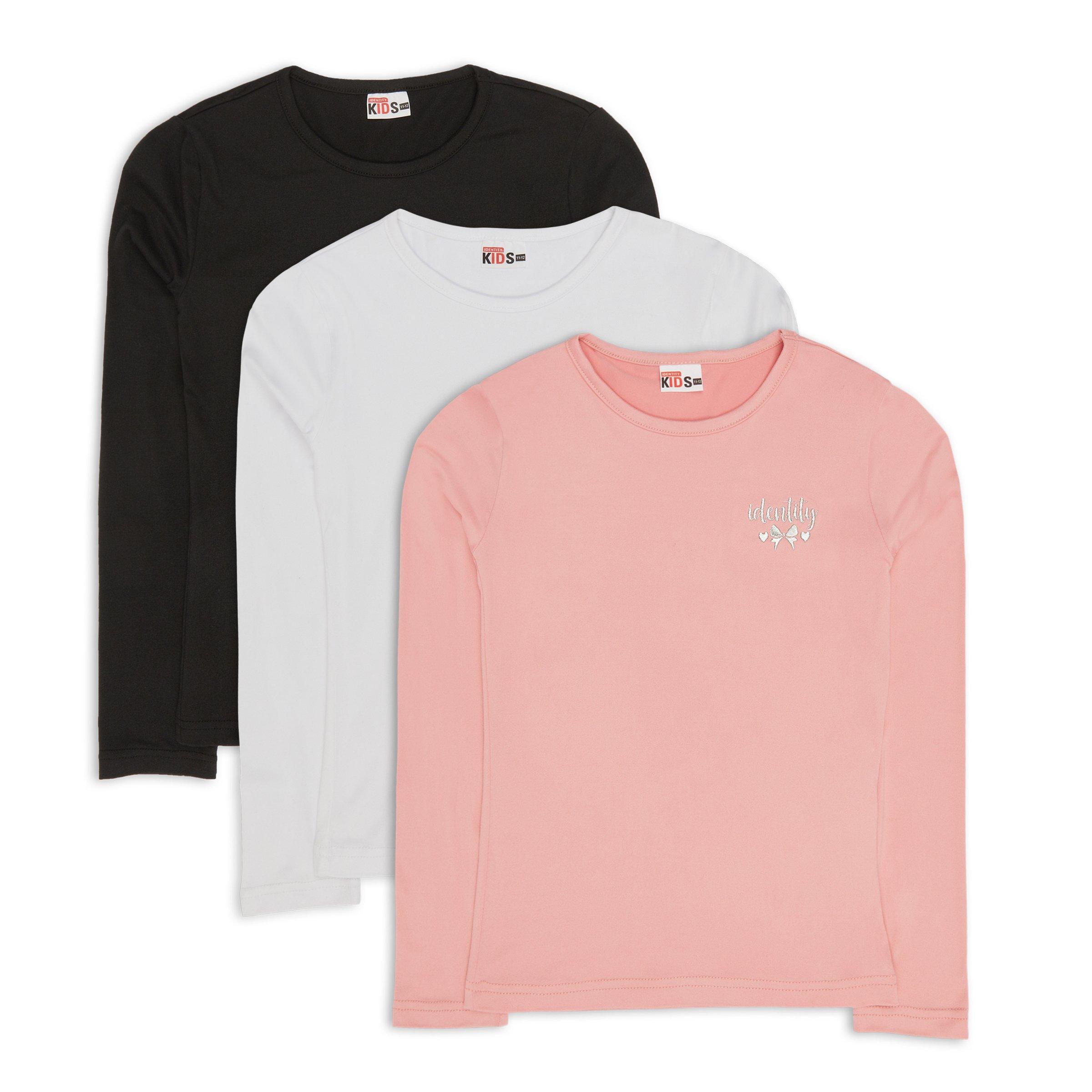Girls 3-pack Long Sleeve T-shirts (3200898) | Identity