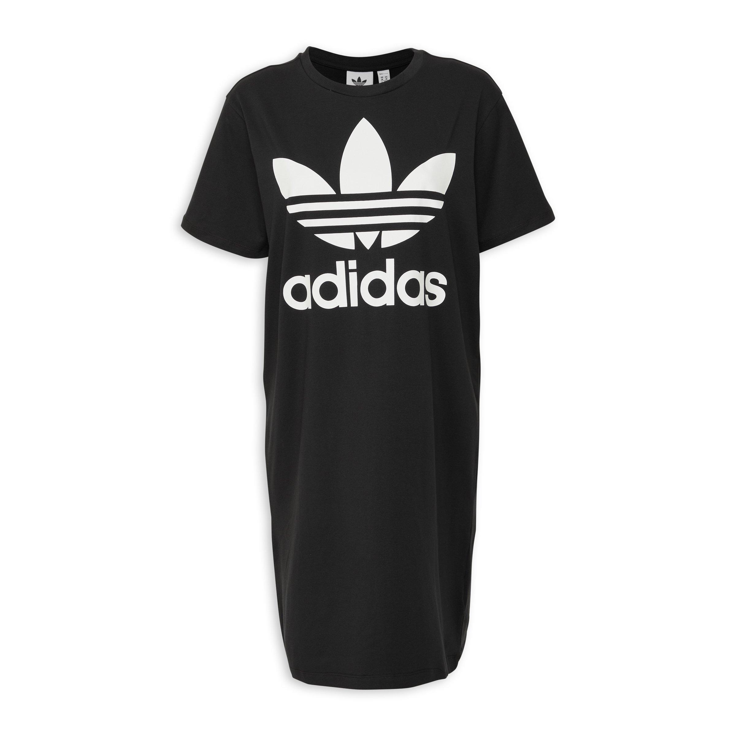 Adidas trefoil crew dress best sale