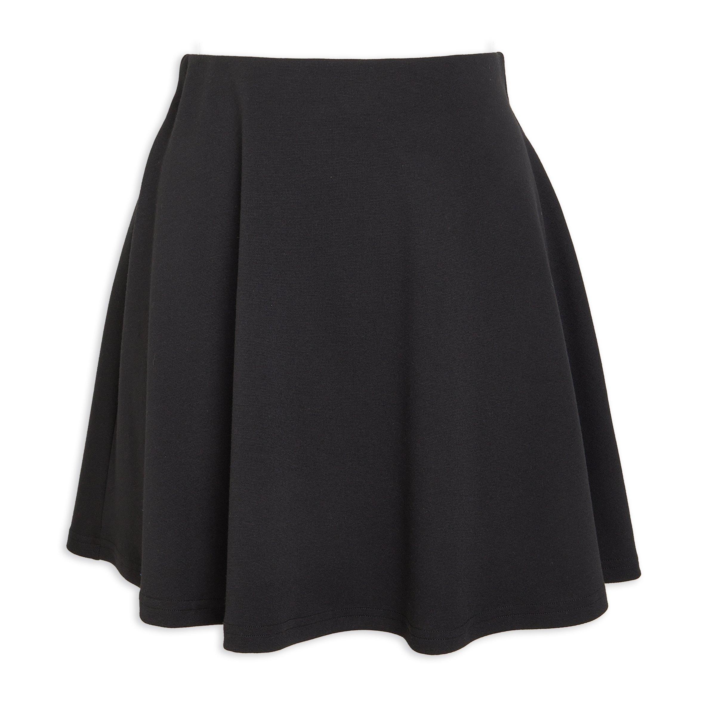 Black A-line Skirt (3201810) | Identity