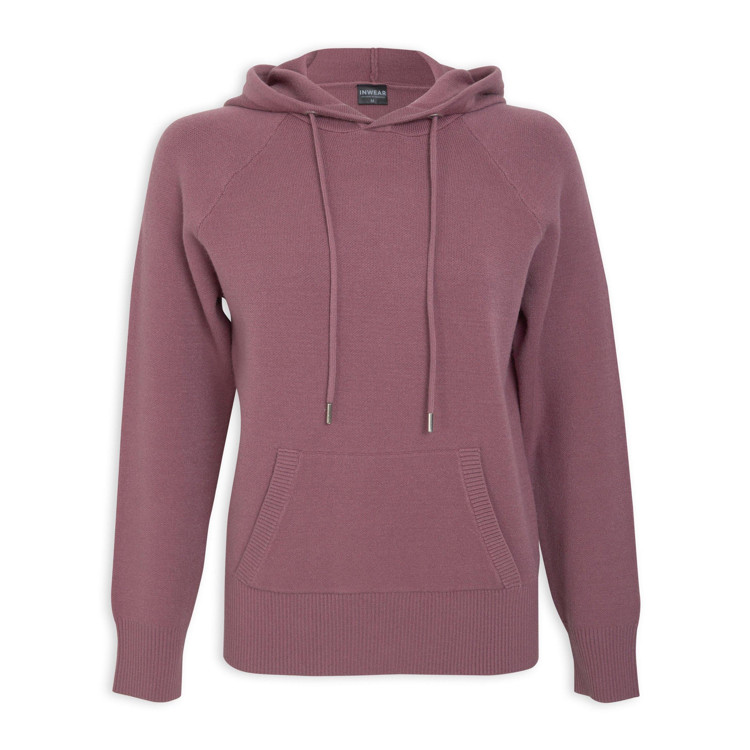 Mauve Pink Hoodie with Drawstrings (3201829) Inwear