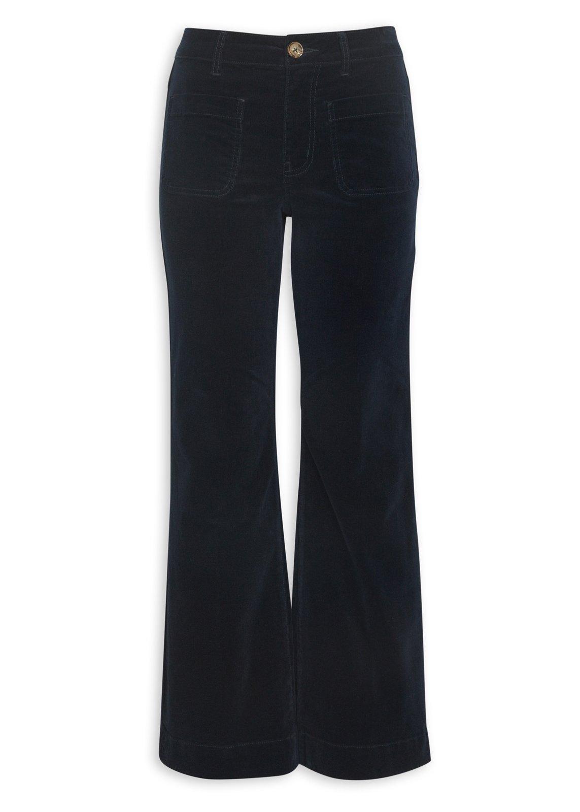 RTM Betty Chiffon Pants set in Navy main image 1