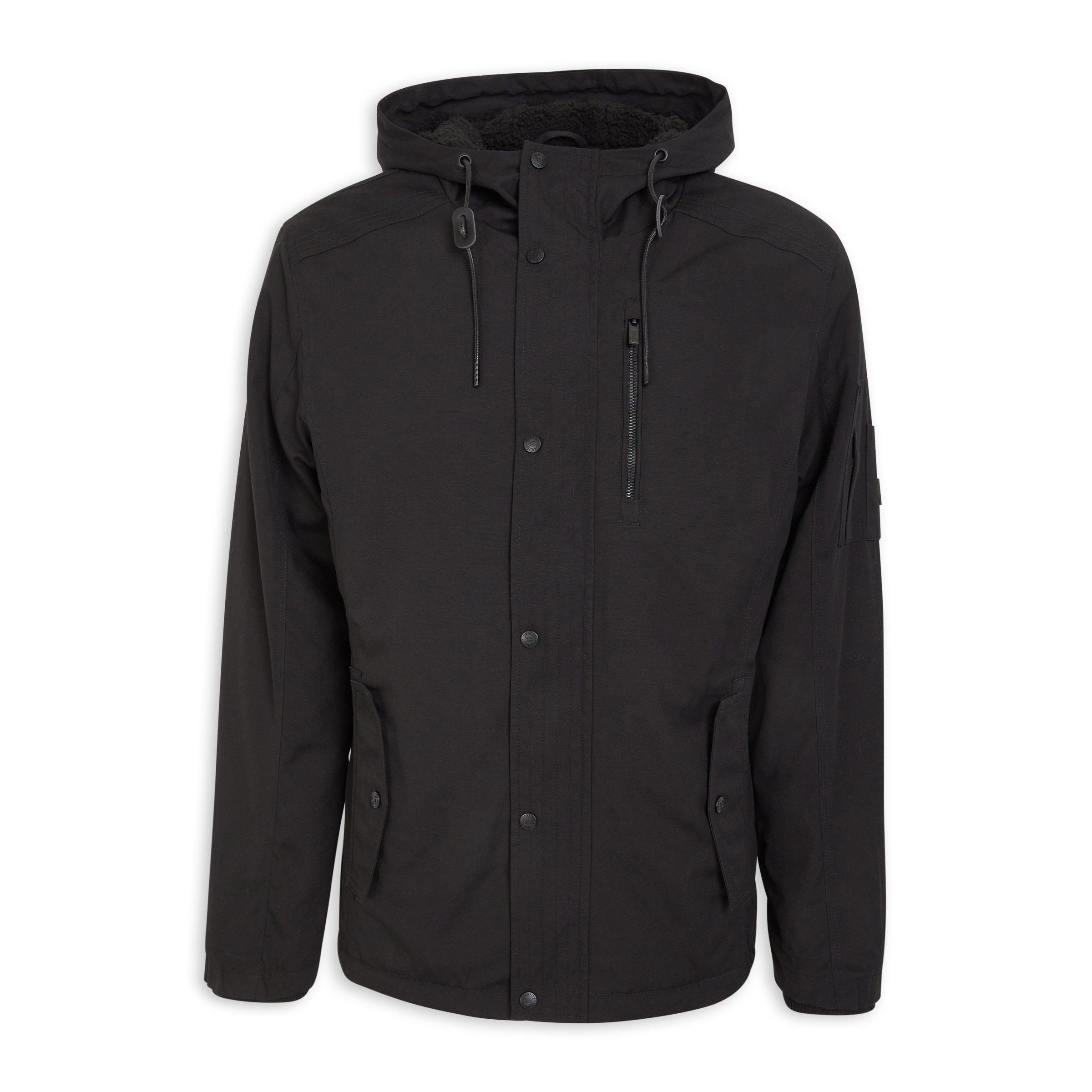 Black Parka Jacket (3202383) | Identity