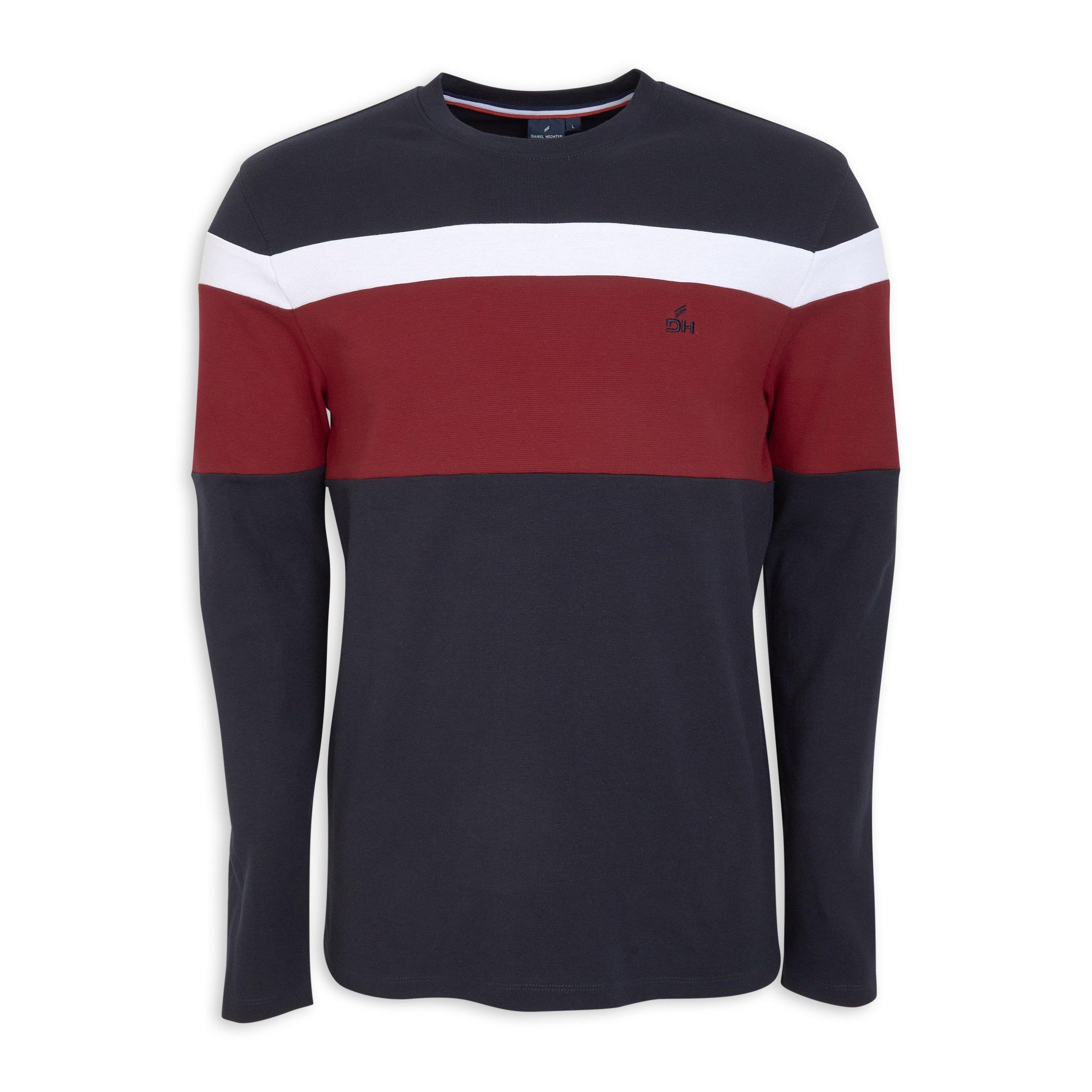Daniel K Long Sleeve Patterned Shirt (Navy/615)