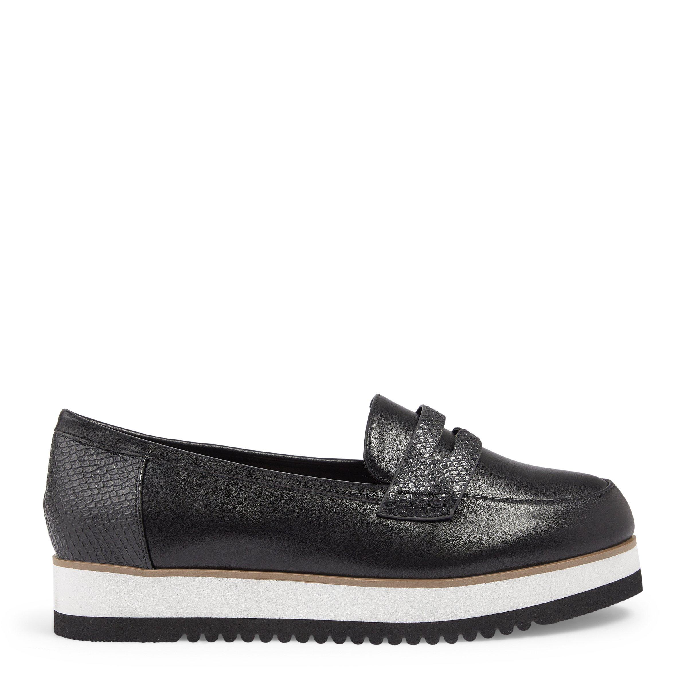 Black Platform Loafers (3203111) | Daniel Hechter