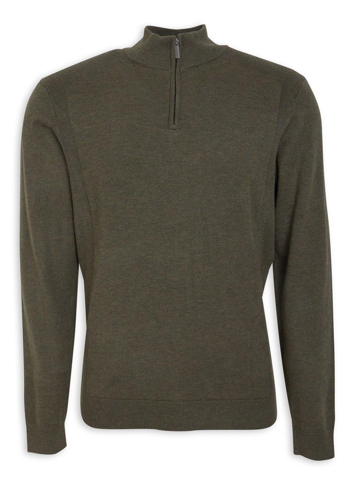 Green Quarter-zip Jersey (3203174) | Truworths Man