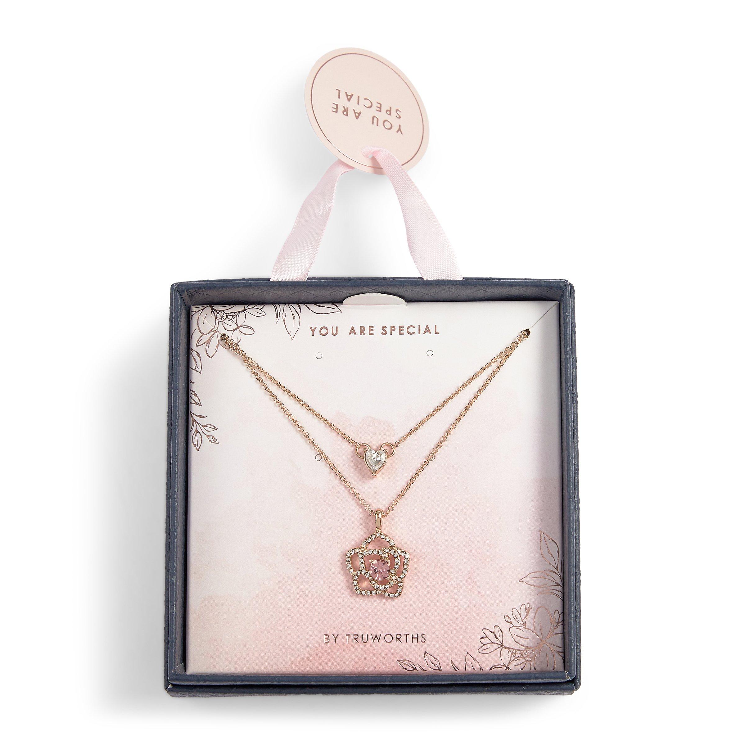 Flower Earrings and Necklace Set (3204118) Truworths