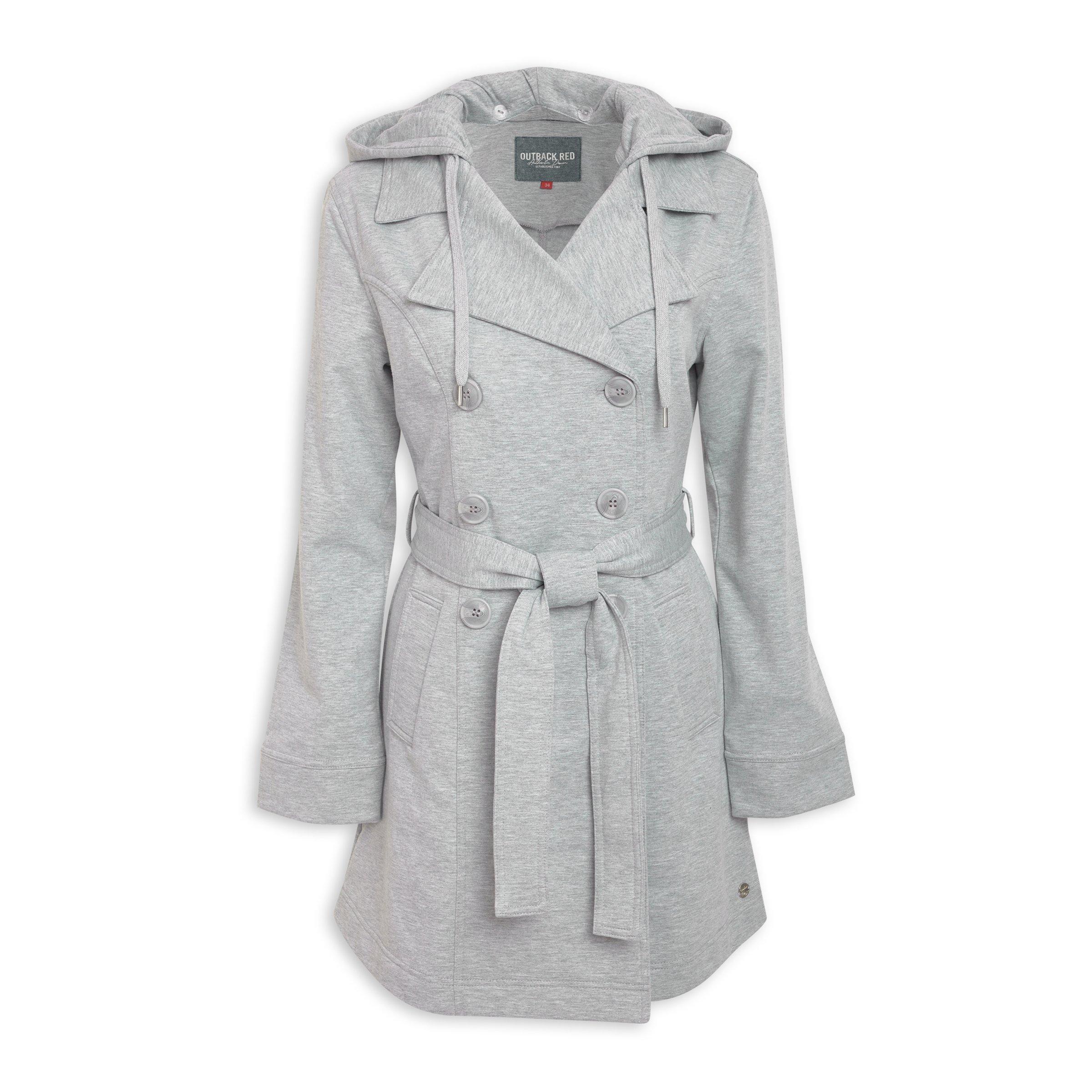 Black Hooded wide cut trenchcoat 20399 main image 0