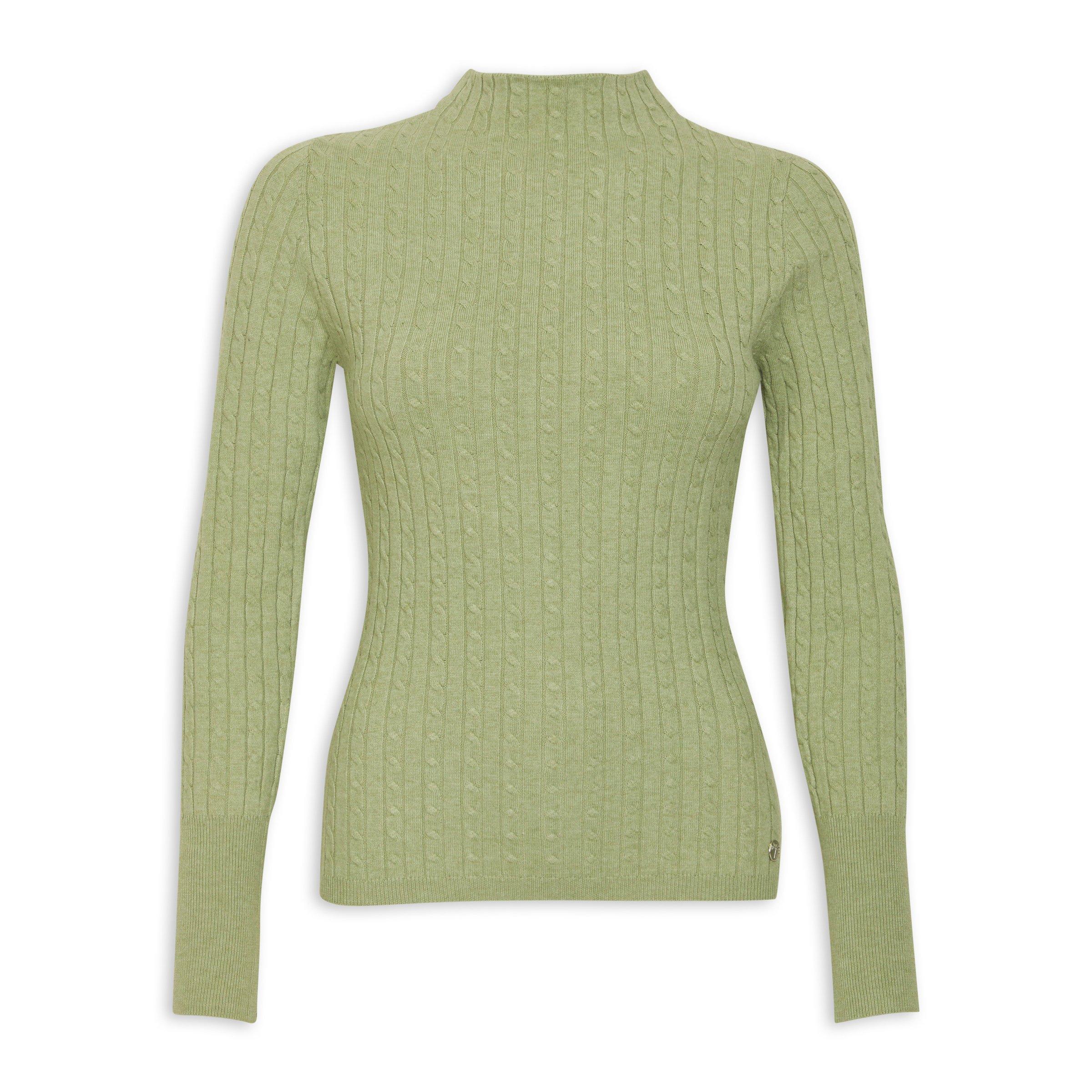 Sage Green Knit Top (3204868) | TRS