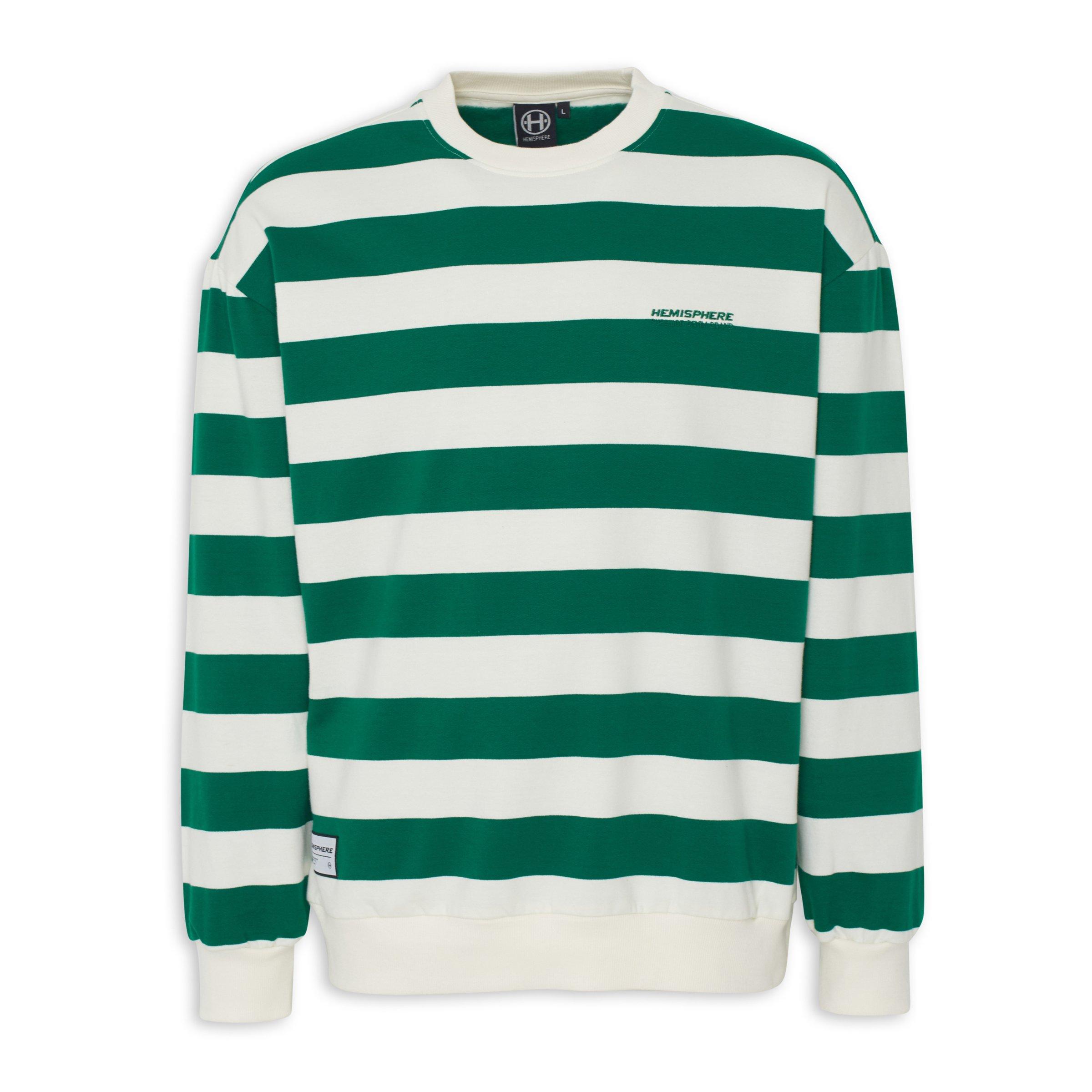 Agave Green Stripe Sweater main image 1