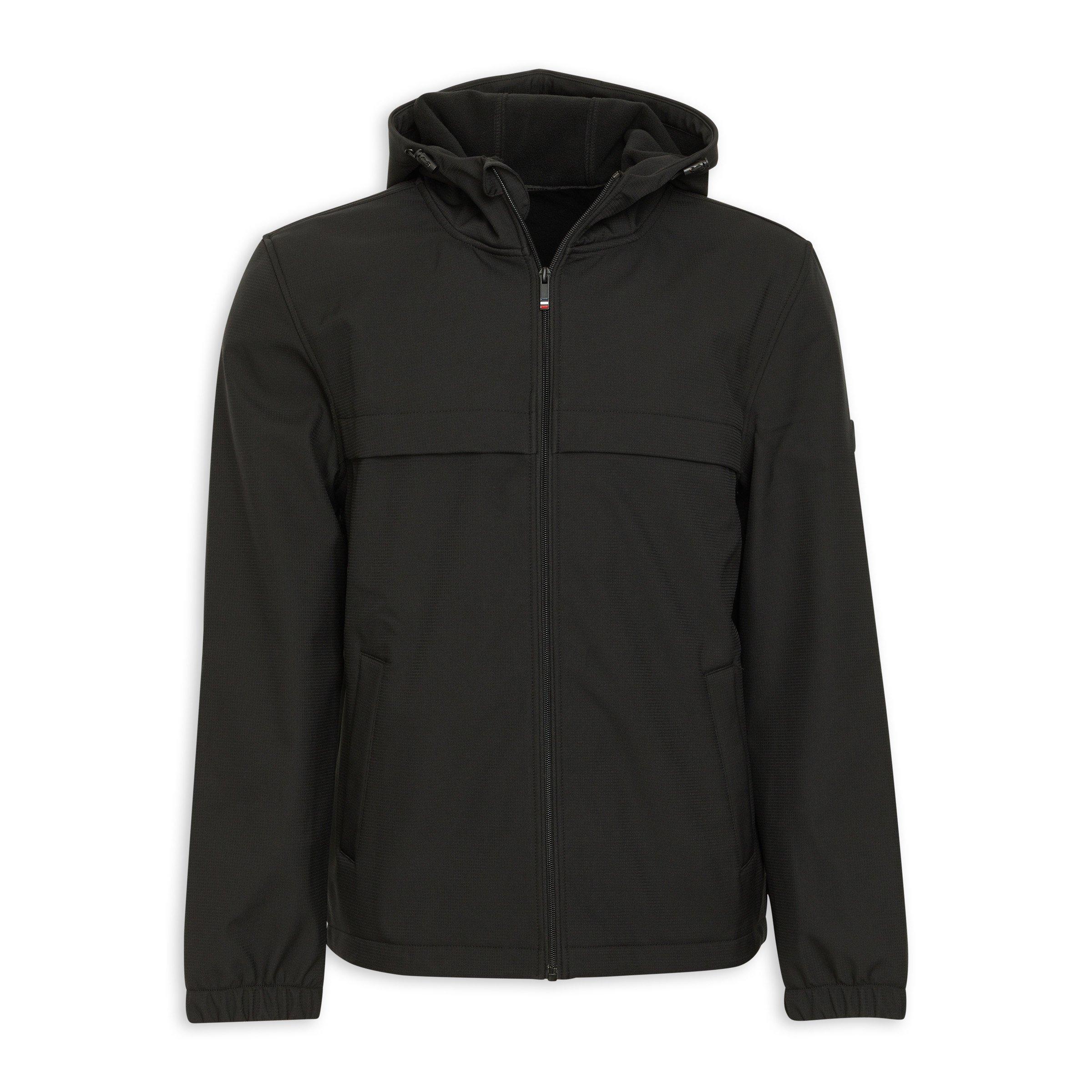 Black Hooded Jacket (3206798) | Daniel Hechter