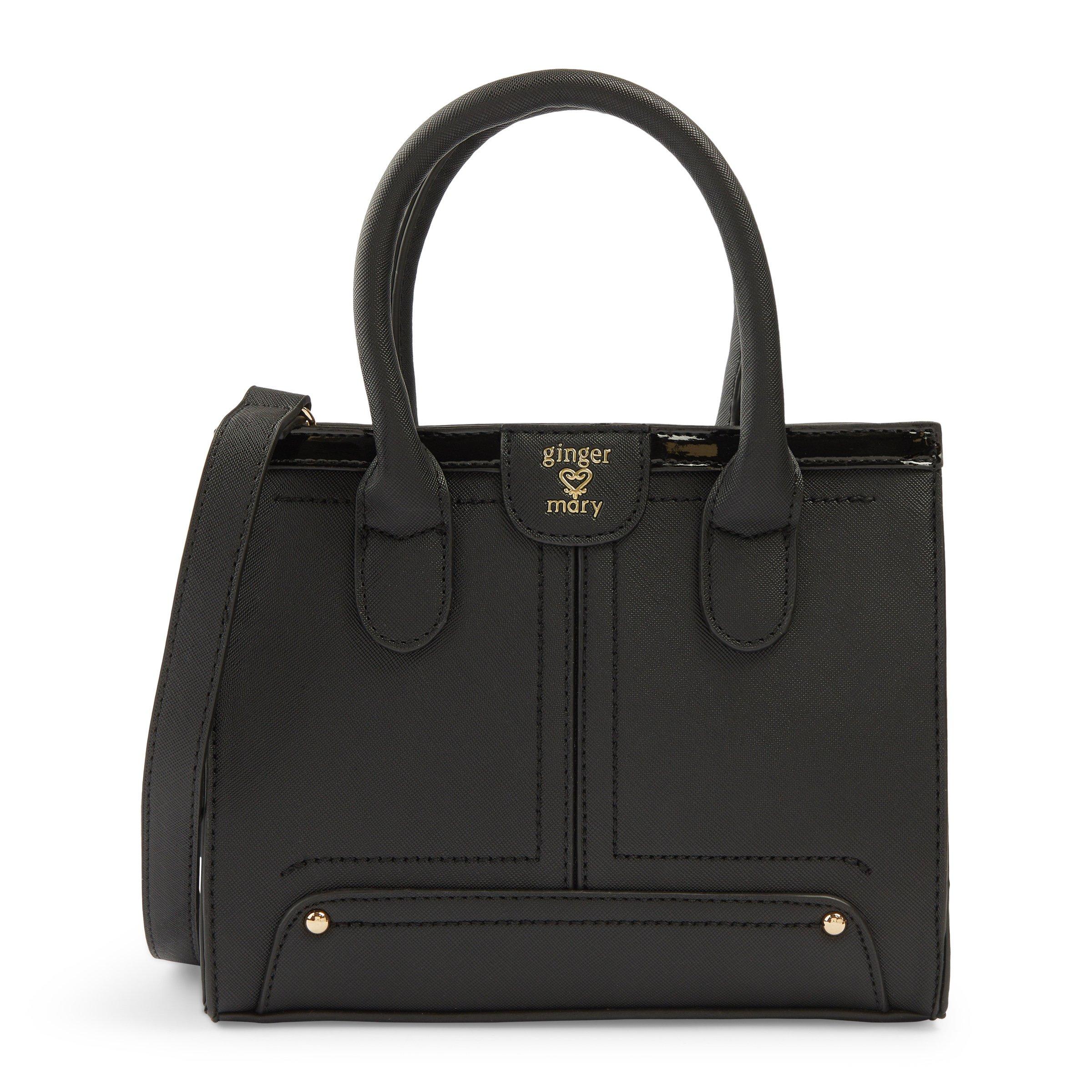 Black Midi Shopper Bag (3207127) | Ginger Mary