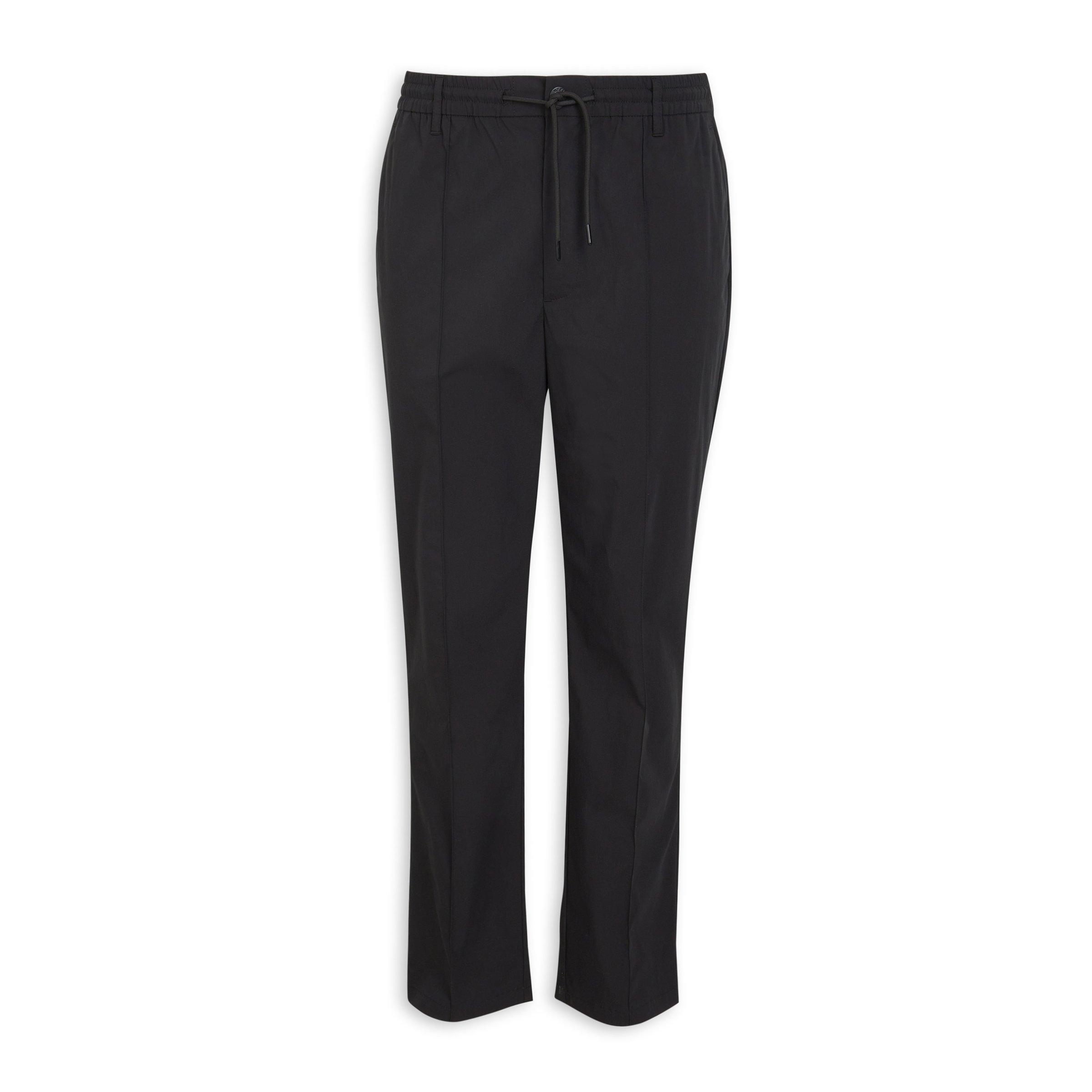 Black Straight Leg Pants (3207416) | UZZI