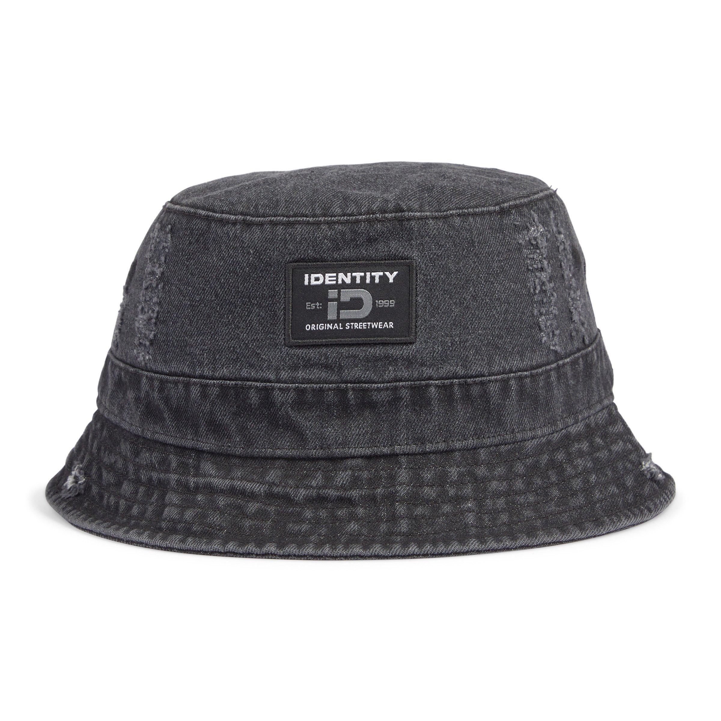 Black Denim Bucket Hat (3207999) | Identity