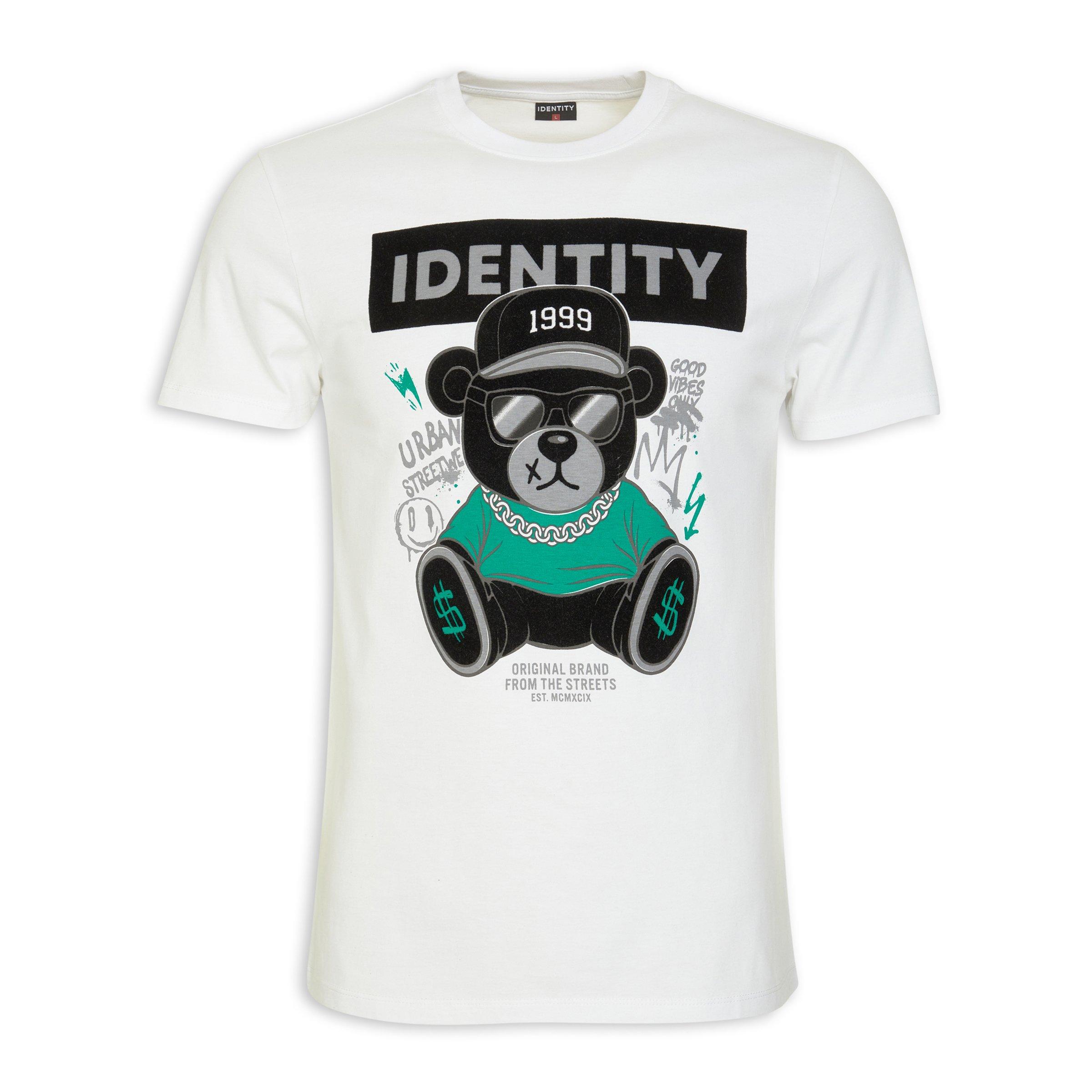 White Graphic Print Tshirt main image 1