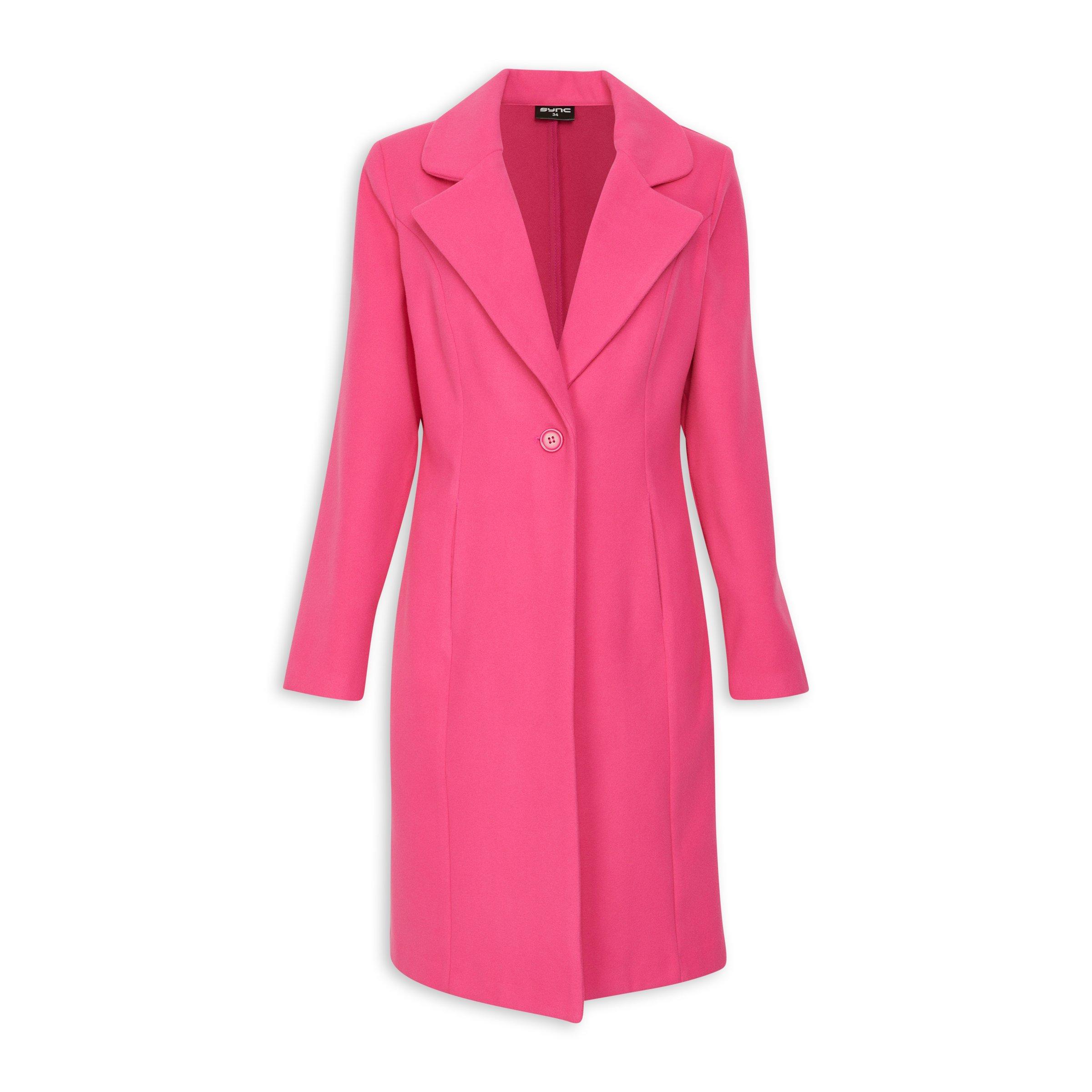 P.Holy Grail from Fern’s Artco Rosado Pink Melton Coat (3208462) | Identity X Sync