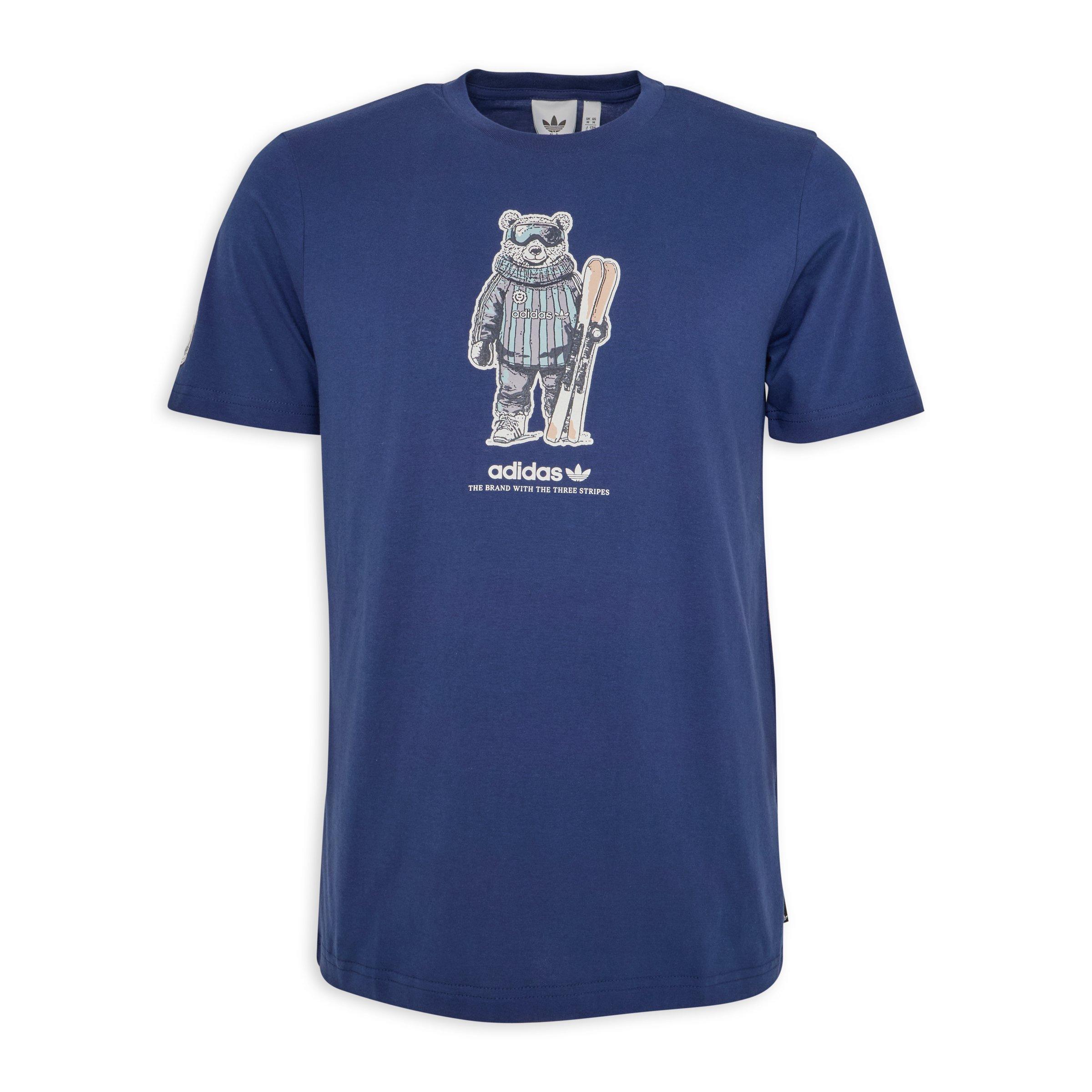 Blue Winter Sports Ski Bear Graphic Tshirt (3208876) | Adidas