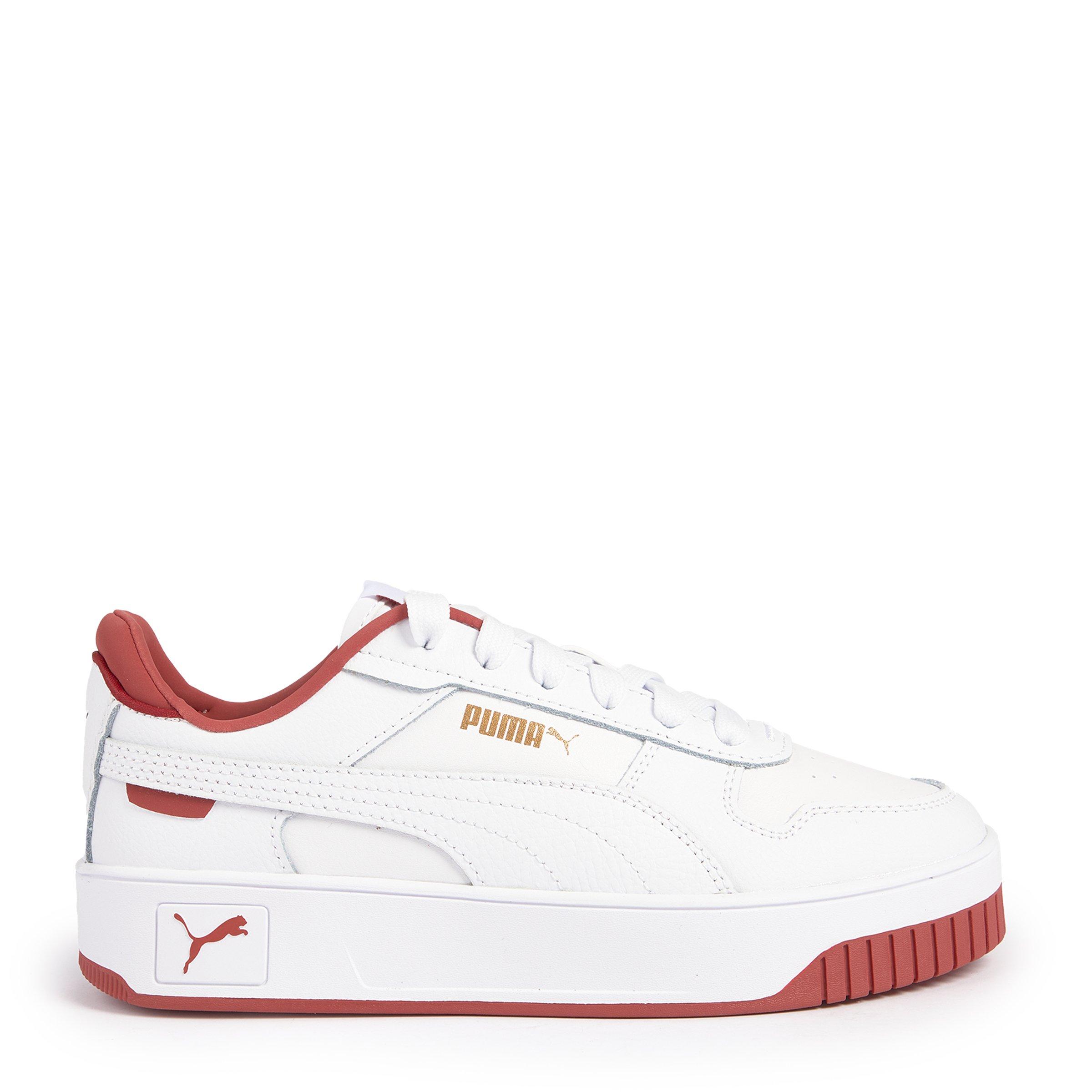 White and Red Carina Street Sneakers (3209005) | Puma