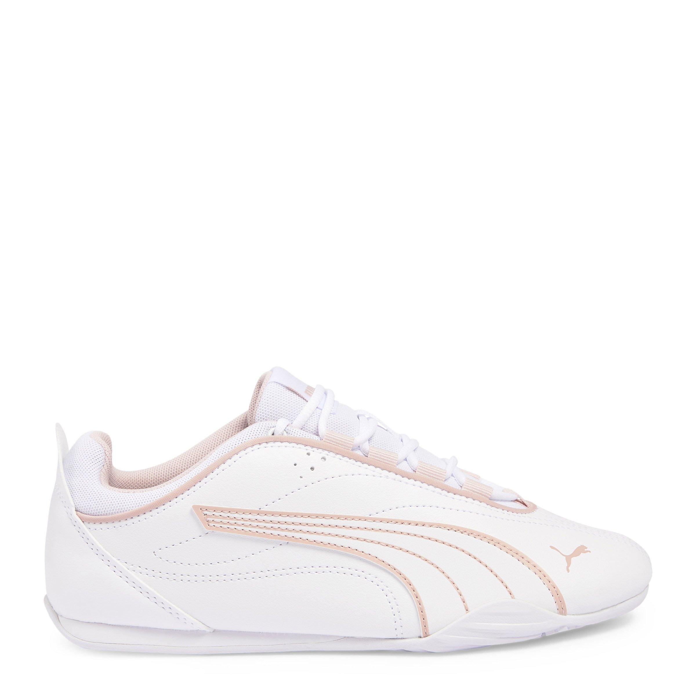 White and Pink Puma Catch Sneakers (3209358) | Puma