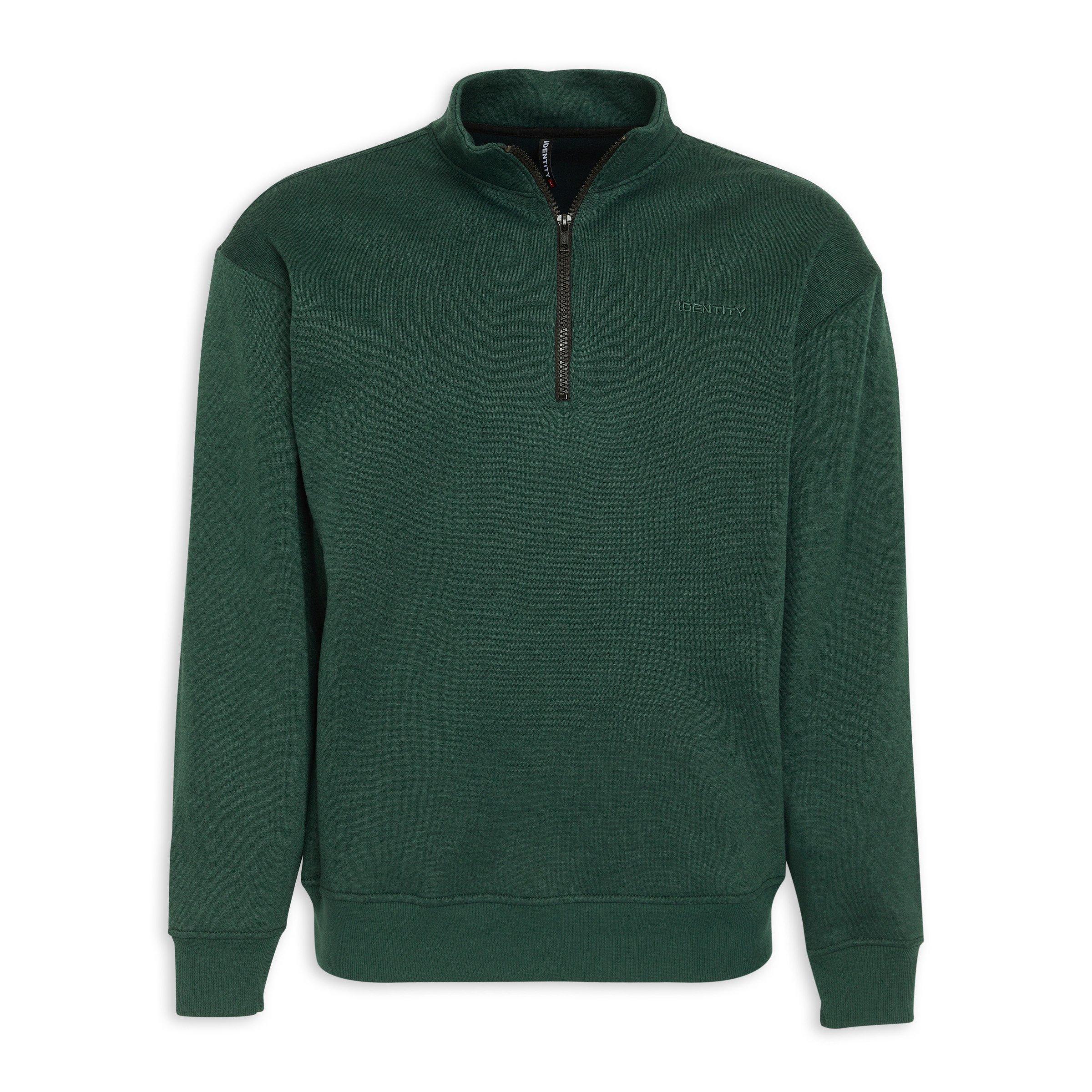 Bottle Green Polyester Solid Top main image 1