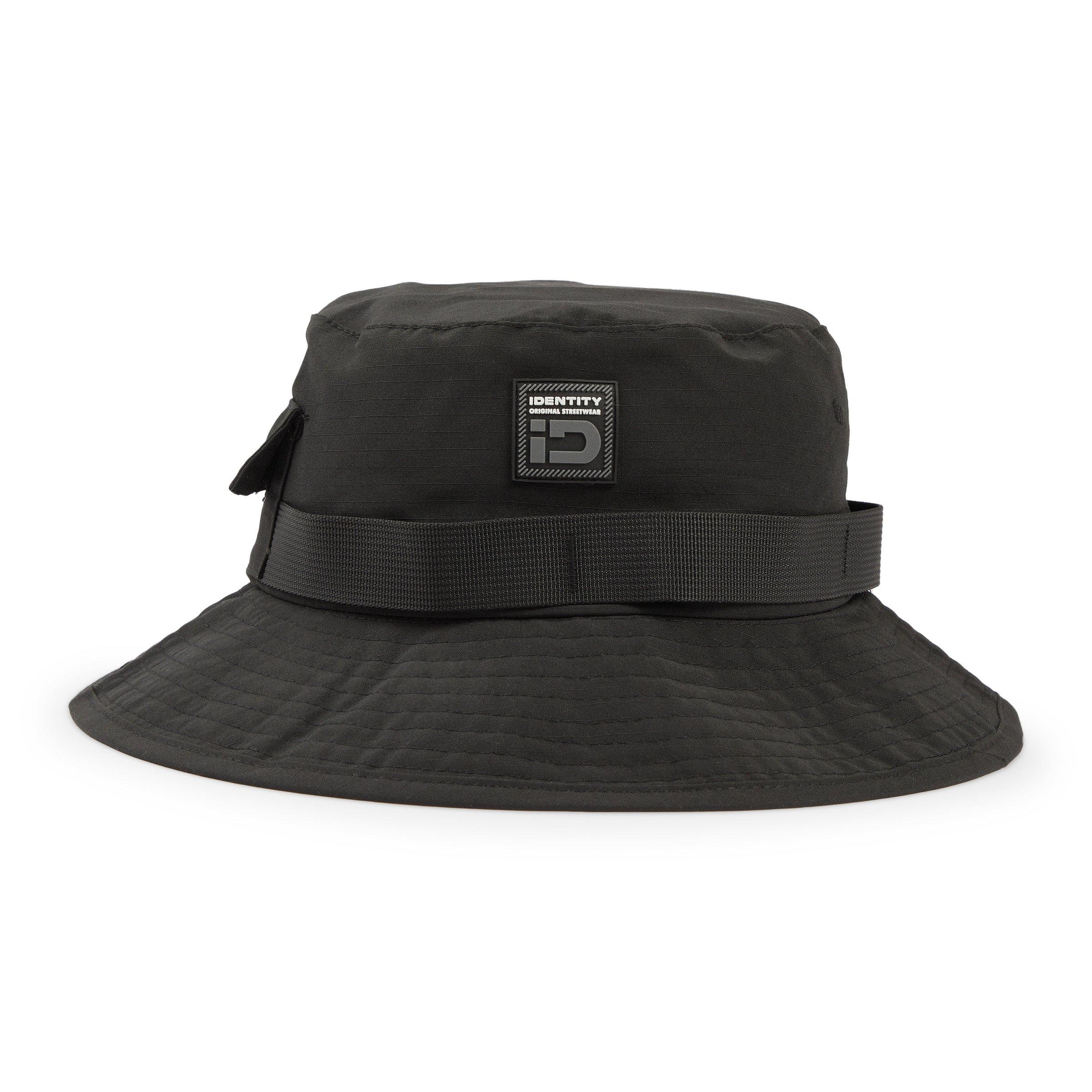 Black Wide Brim Bucket Hat (3209696) | Identity