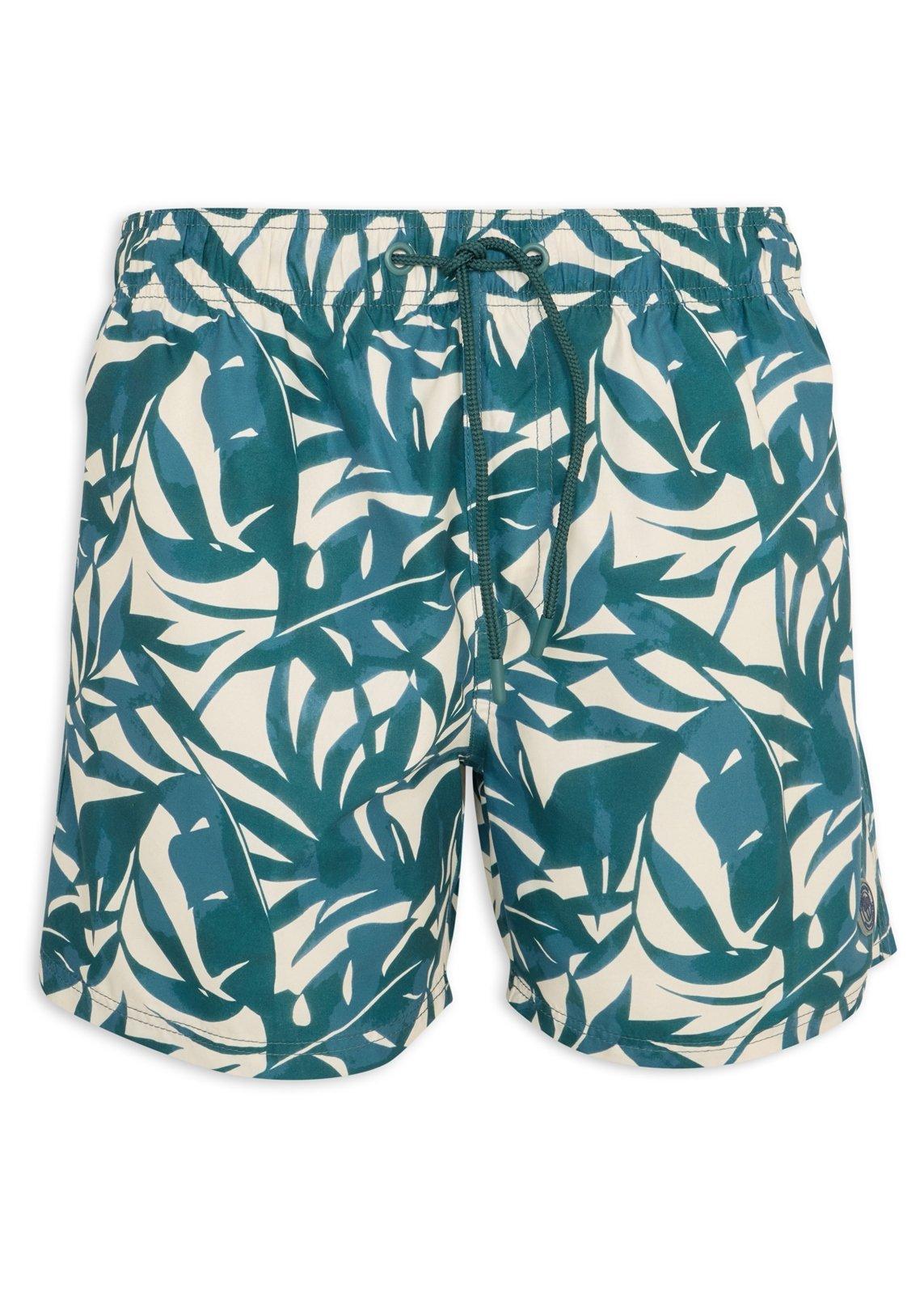 Petrol Ecru Foliage Swim Short (3210469) | Truworths Man